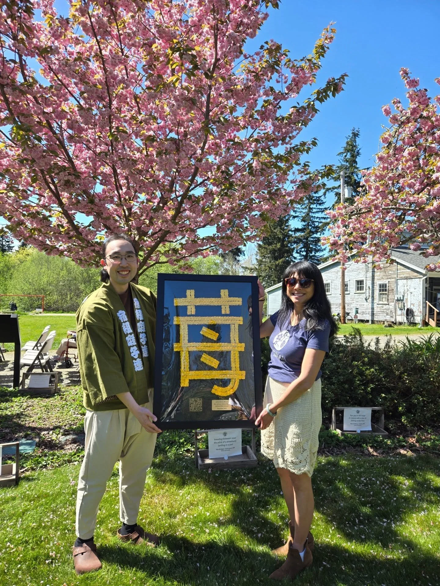 Congratulations on 100 years of history, landscape, and legacy to @mukaifarmandgarden 🌸

Honored to share my haiku alongside local poets at the 7th Annual Haiku Festival opening viewing ceremony this weekend.

For anyone wishing to visit, the haiku 