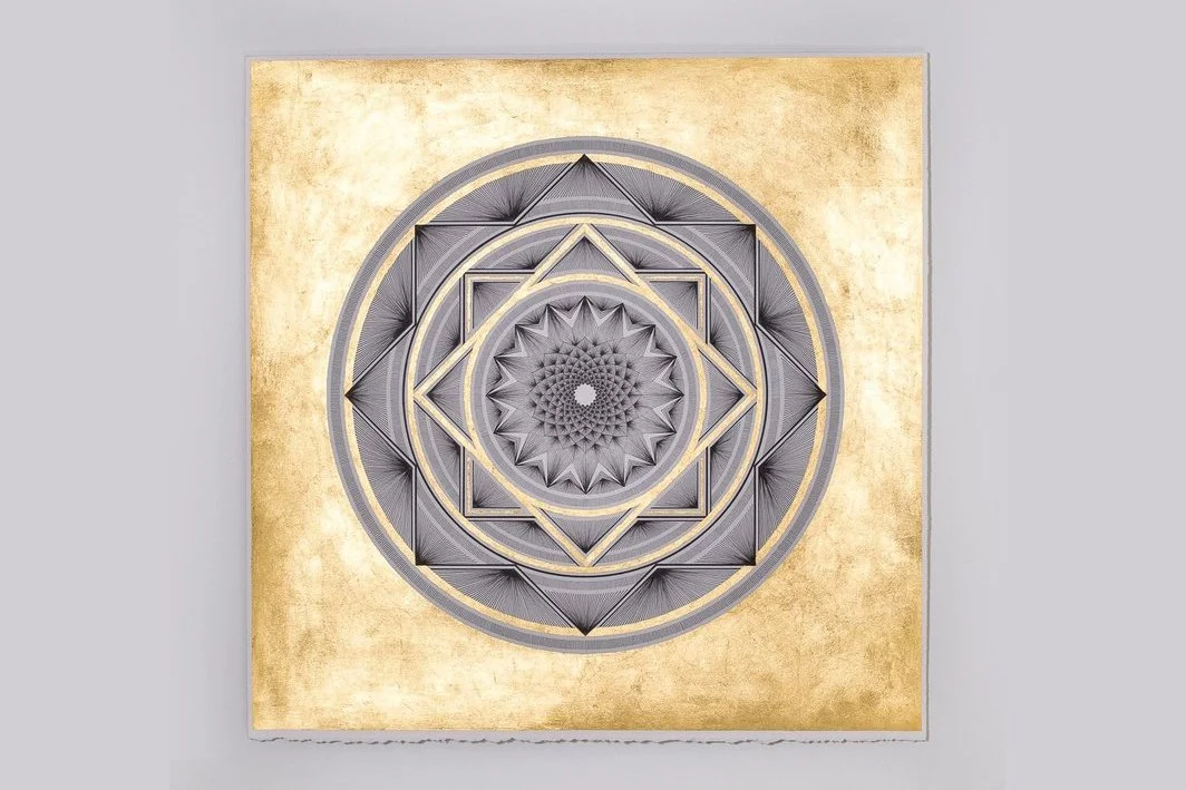 Artist Gemma Danielle infuses reiki energy into mandala drawings at Skye Gallery
