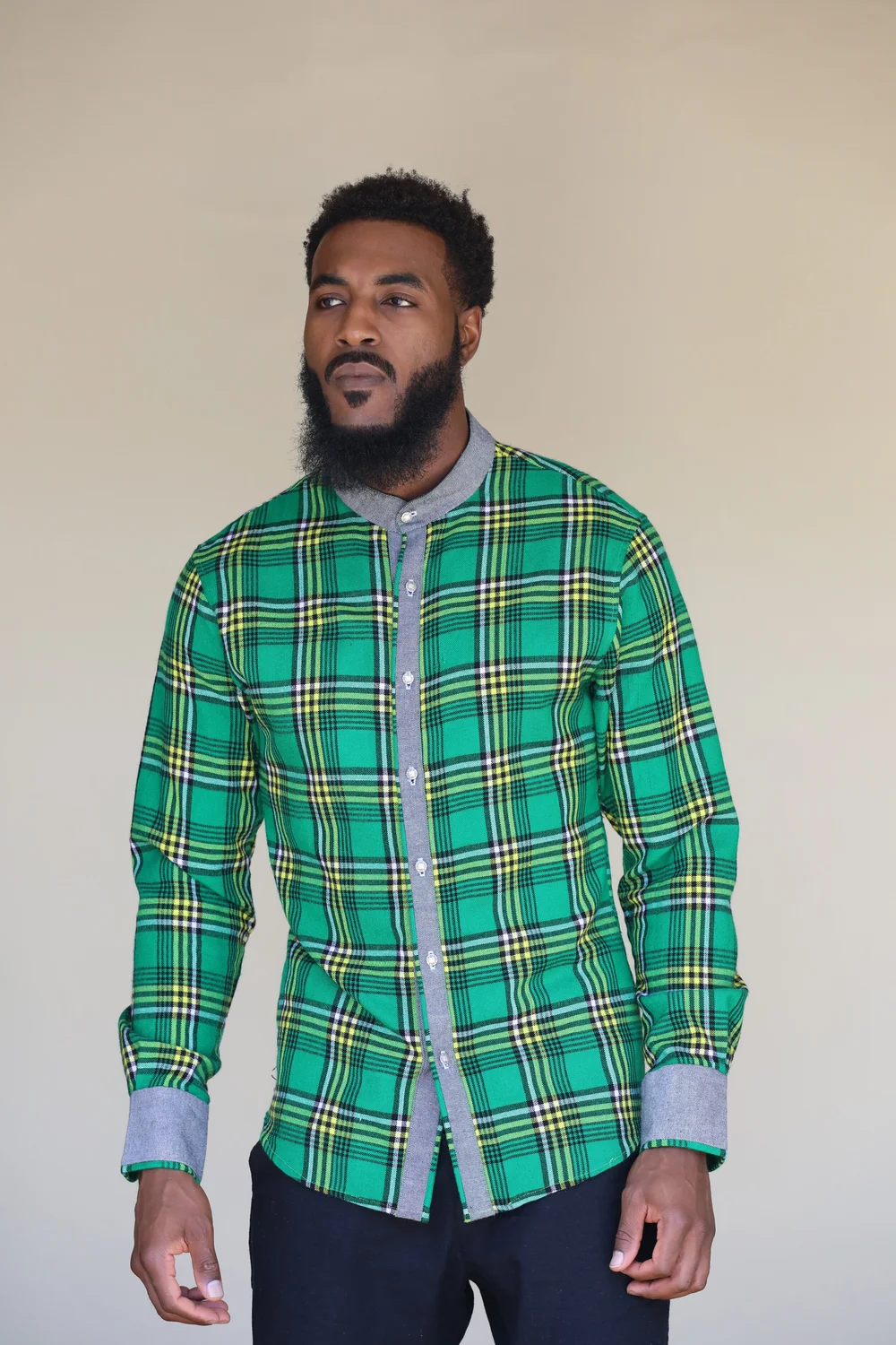Maasai Shuka Plaid Shirt — Marie Lueur Designs