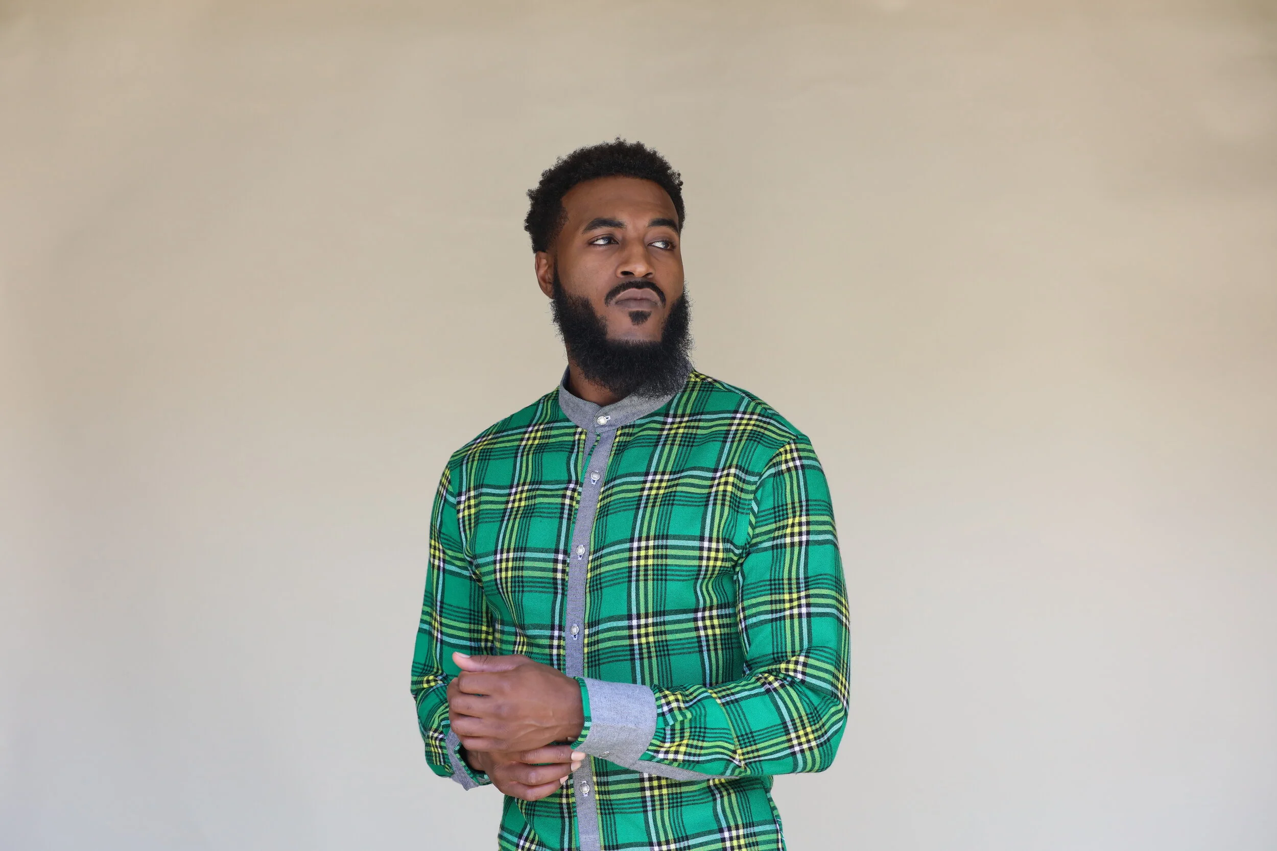 Maasai Shuka Plaid Shirt