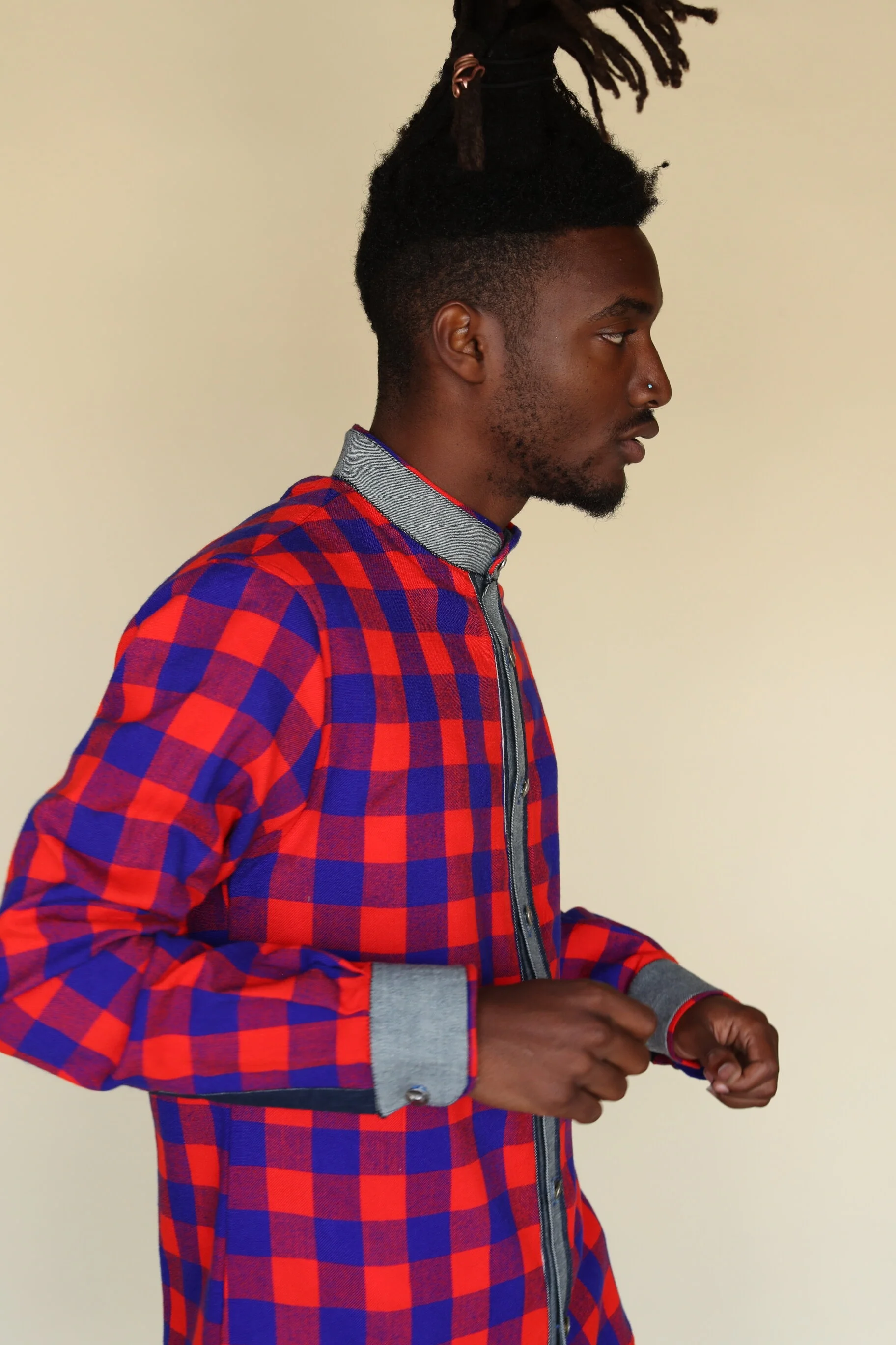 Maasai Shuka Plaid Shirt