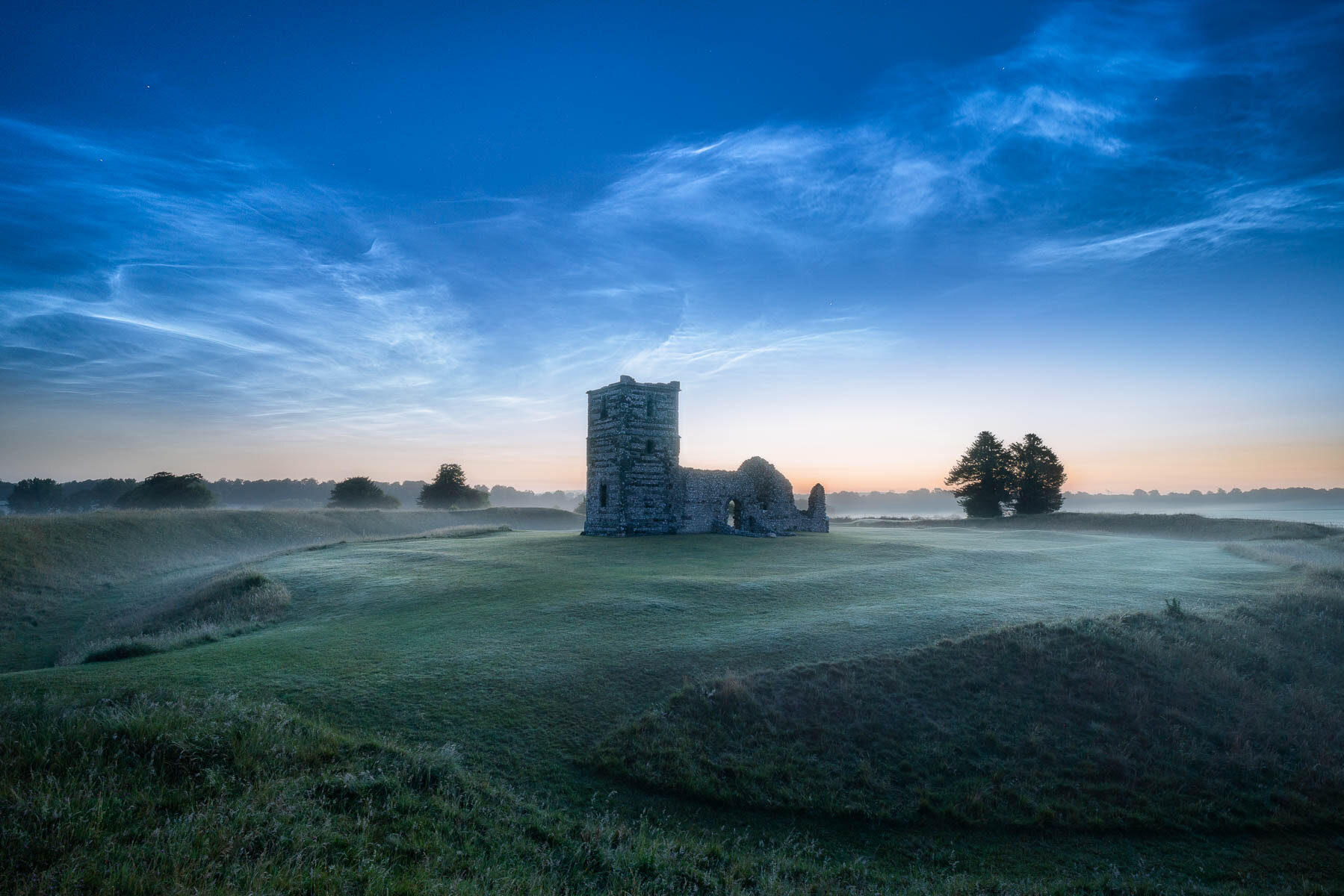 Noctilucent Clouds at Knowlton, Dorset  (Copy)