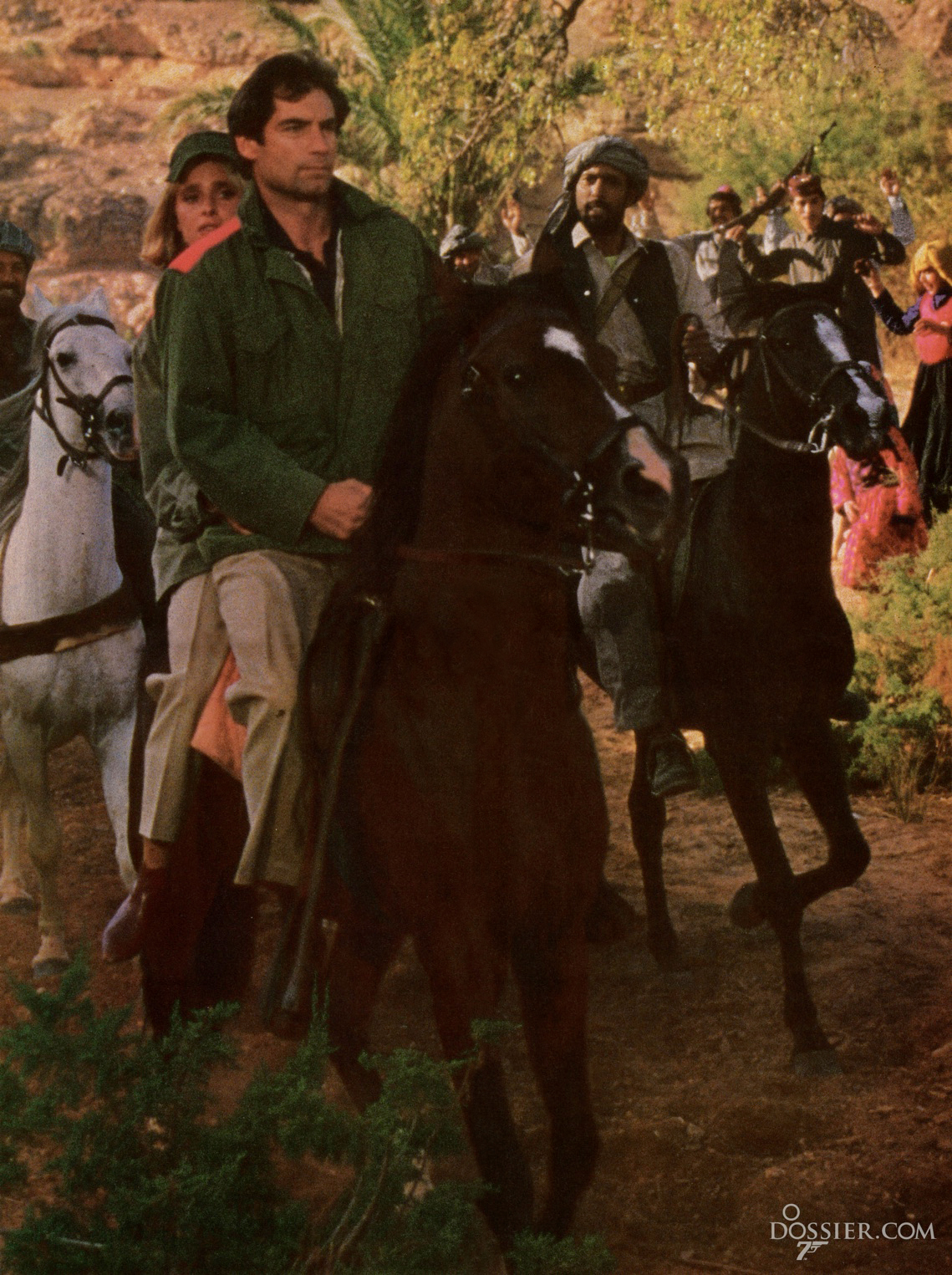 On the set of The Living Daylights