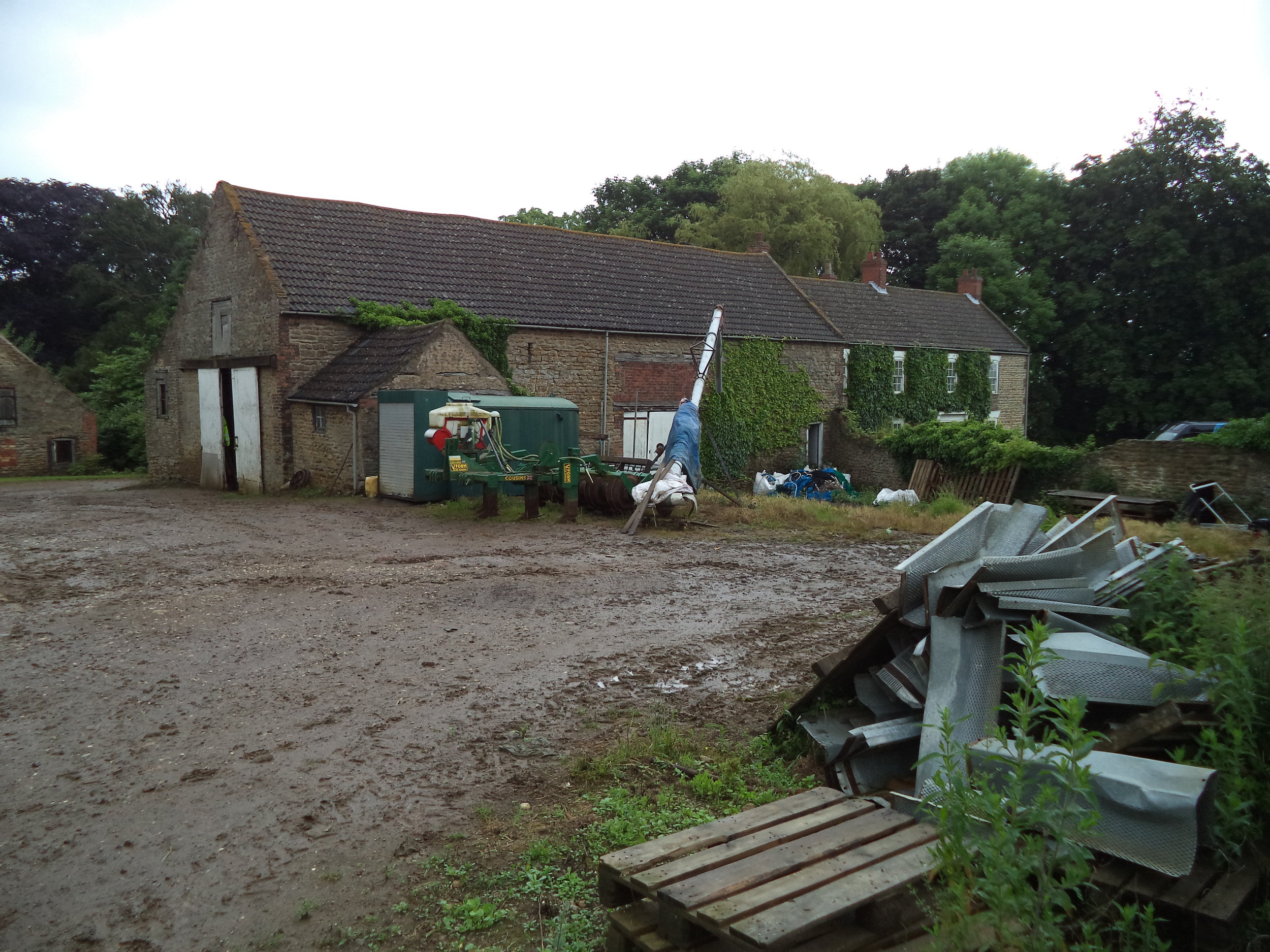 Existing Farm House and Barn