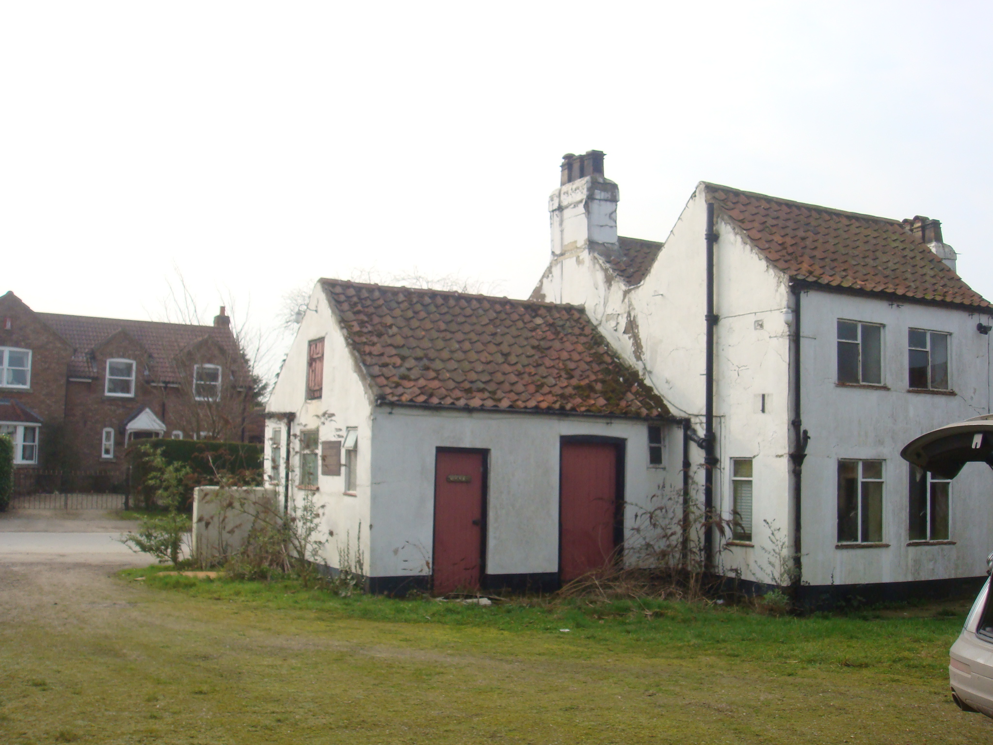 Rear of Neglected Pub Prior to Redevelopment