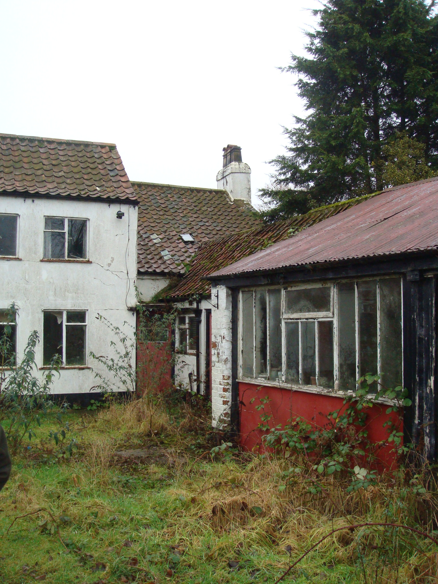 Rear of Neglected Pub Prior to Redevelopment