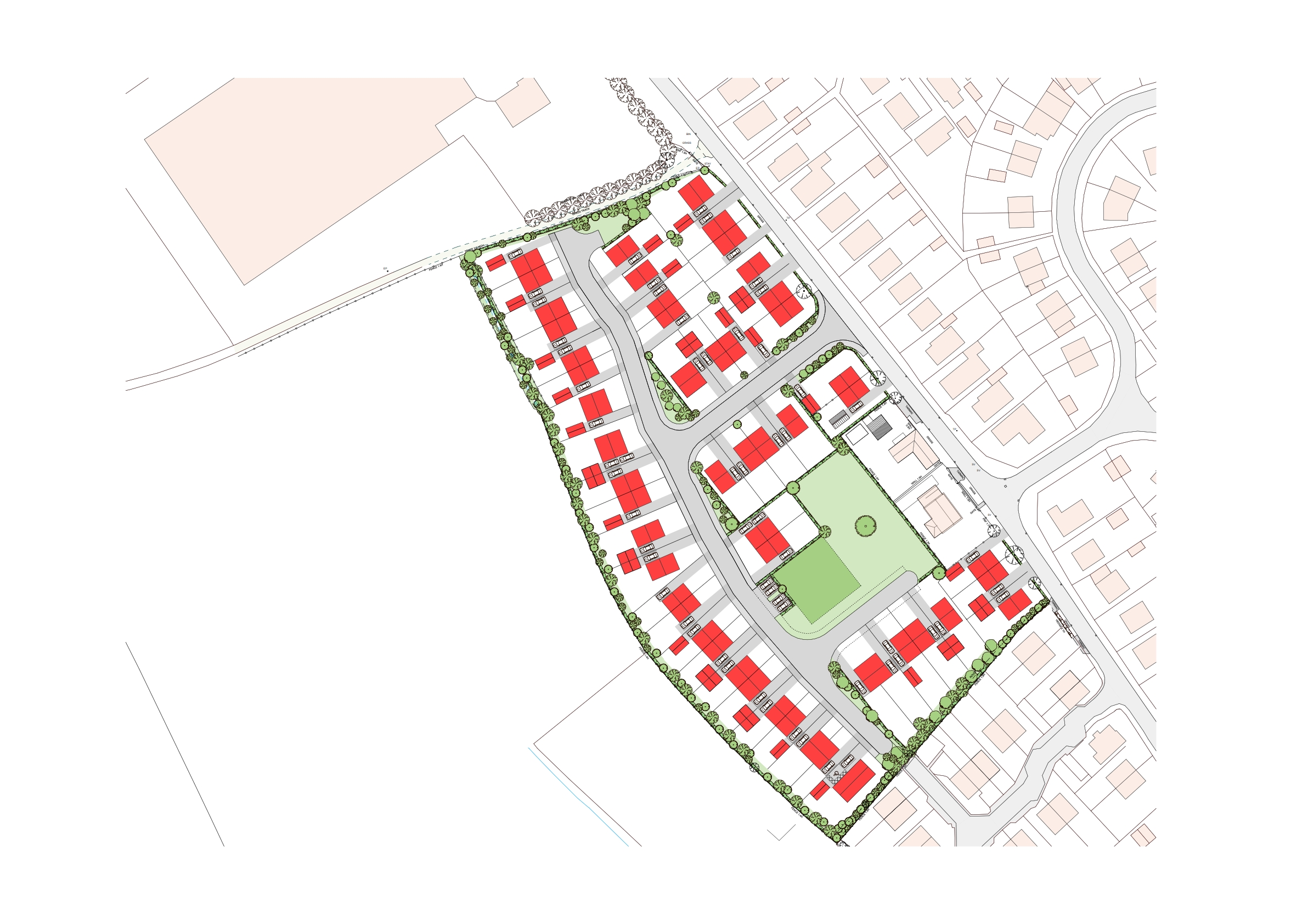 Outline Permission for 52 Houses