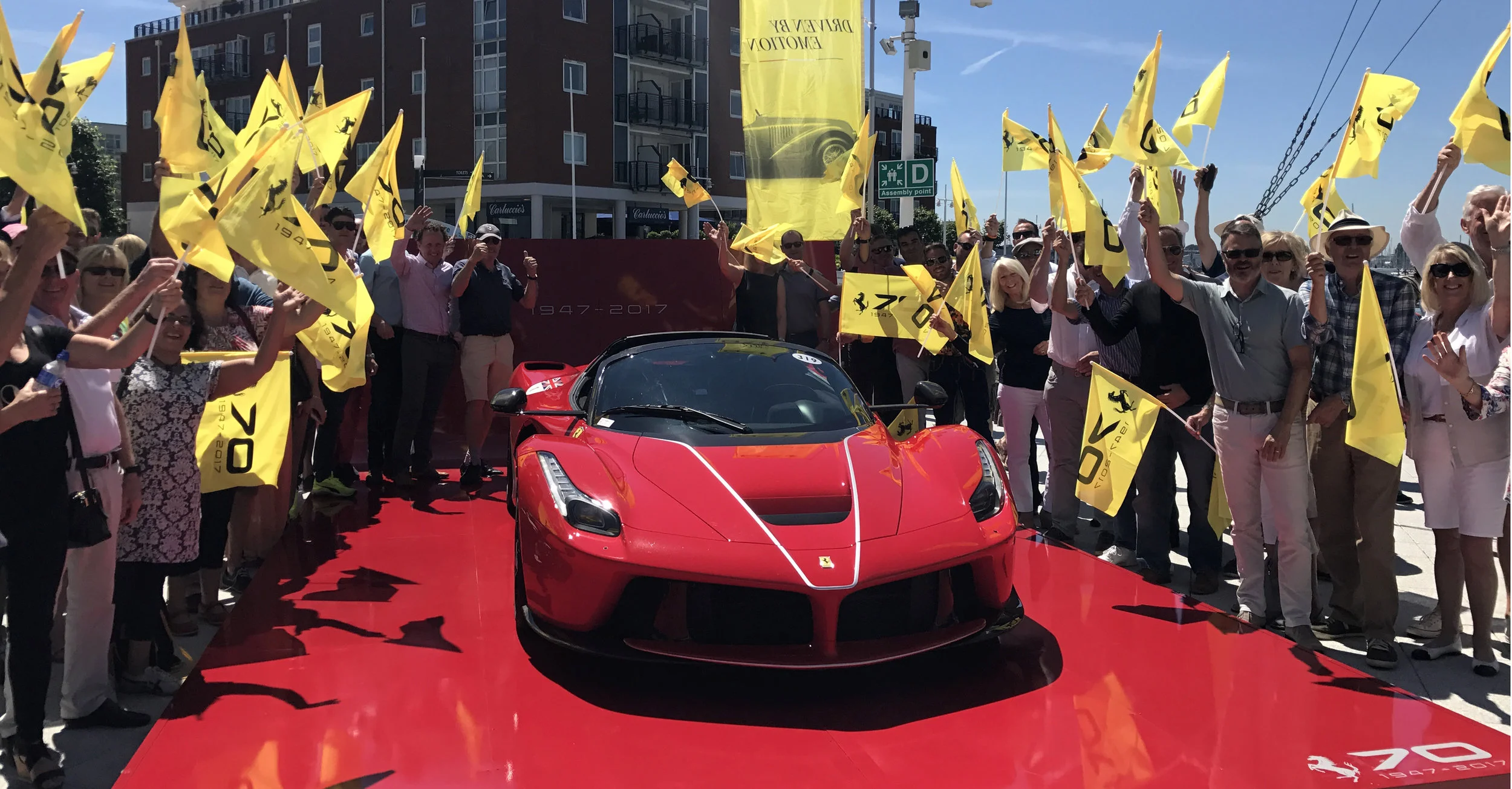 Rare LAFERRARI APERTA stuns crowd of Ferrari owners