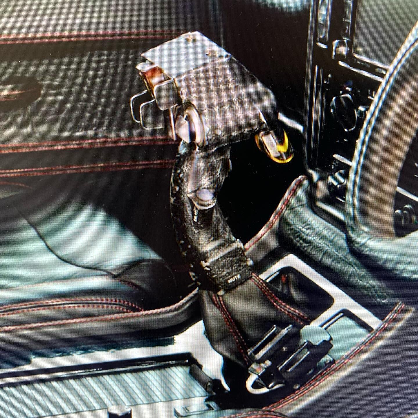 How about this for a gearstick? 
Genuine Apache Gunship item - in a Land Rover Defender!
#bonkers