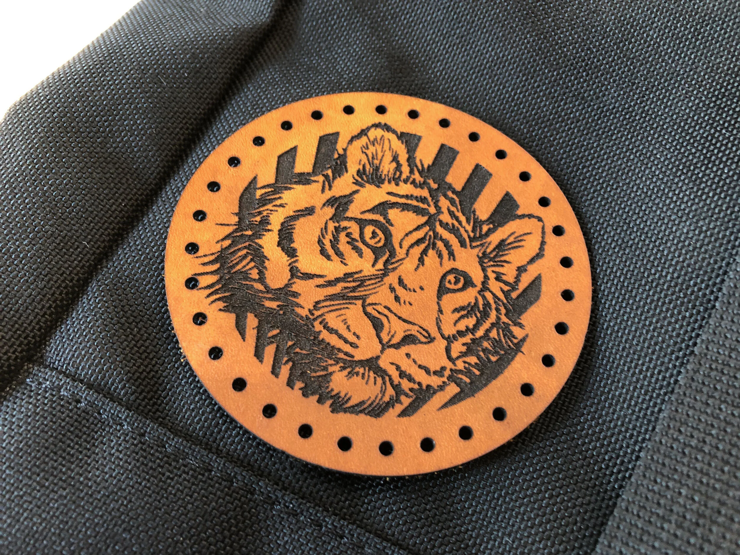 Round Laser Etched Patch 