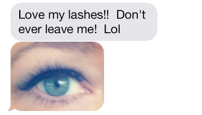 Kristen Loves her lashes