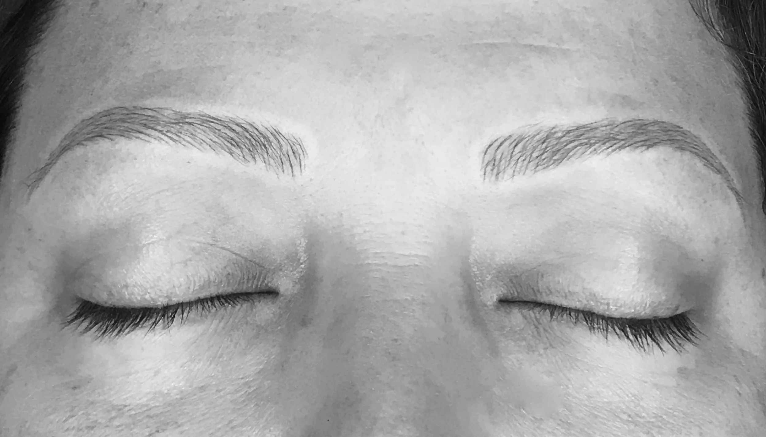 August 8, 2017. The Lash Extension Microblading Client
