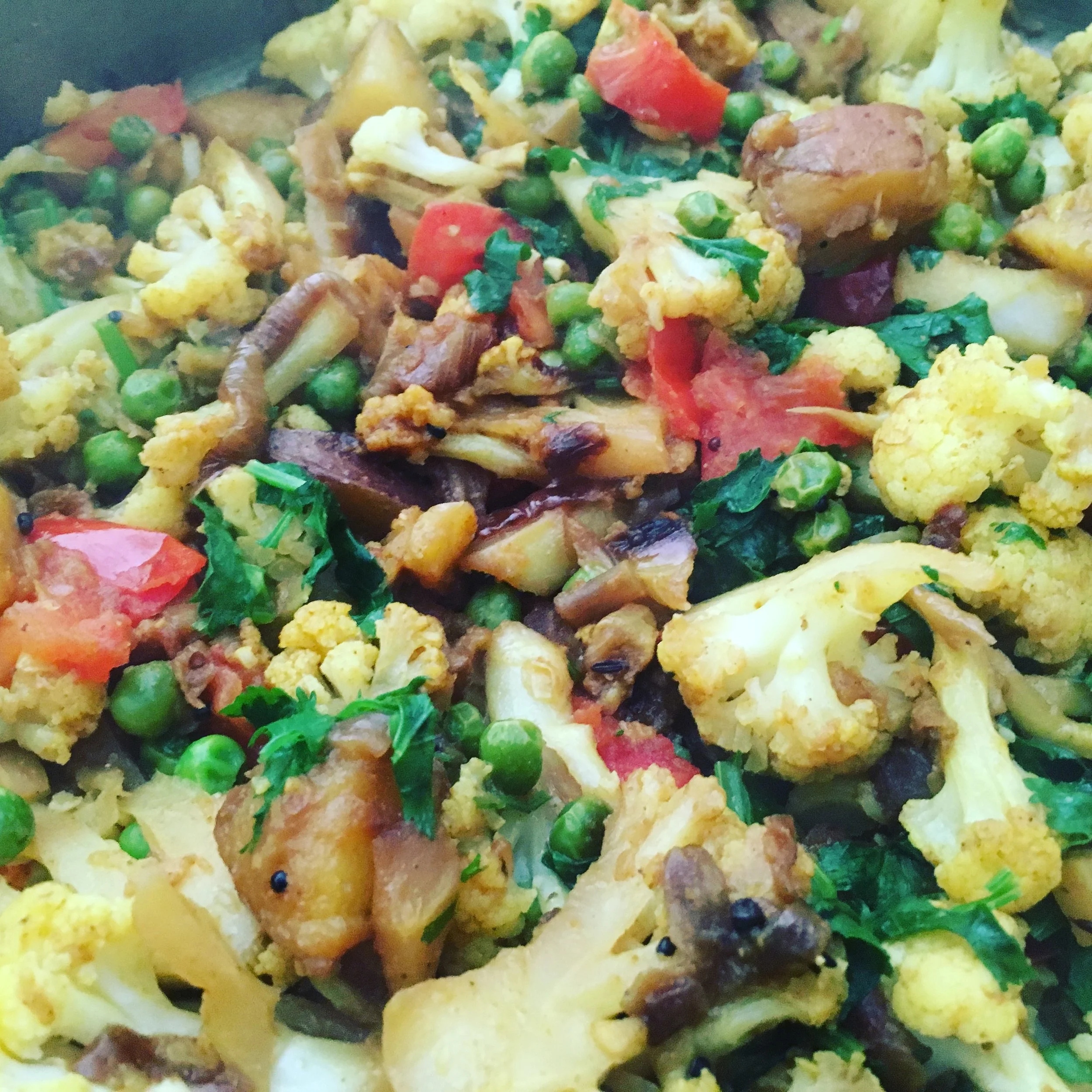 Cauliflower &amp; Potato Curry