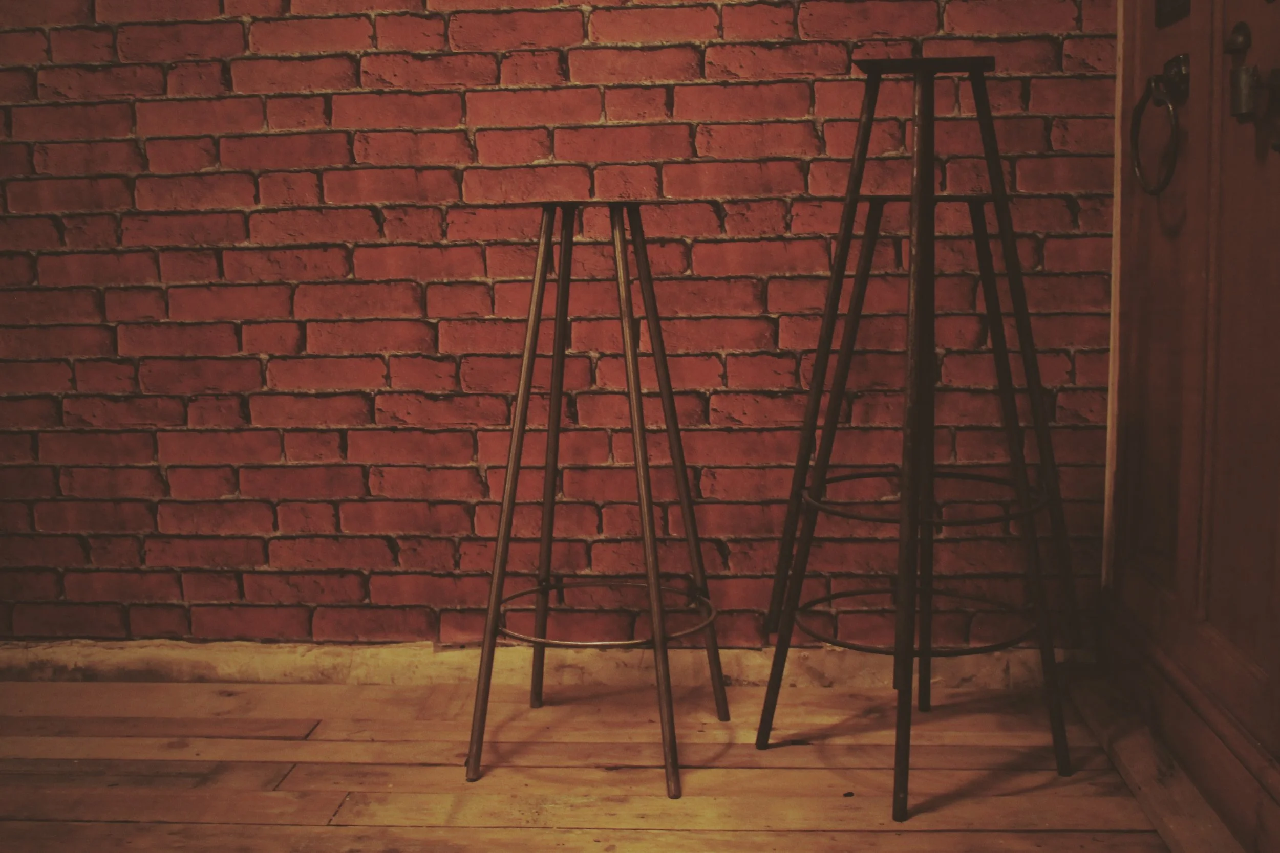 Rigid Bar Stool (Brushed Steel) 