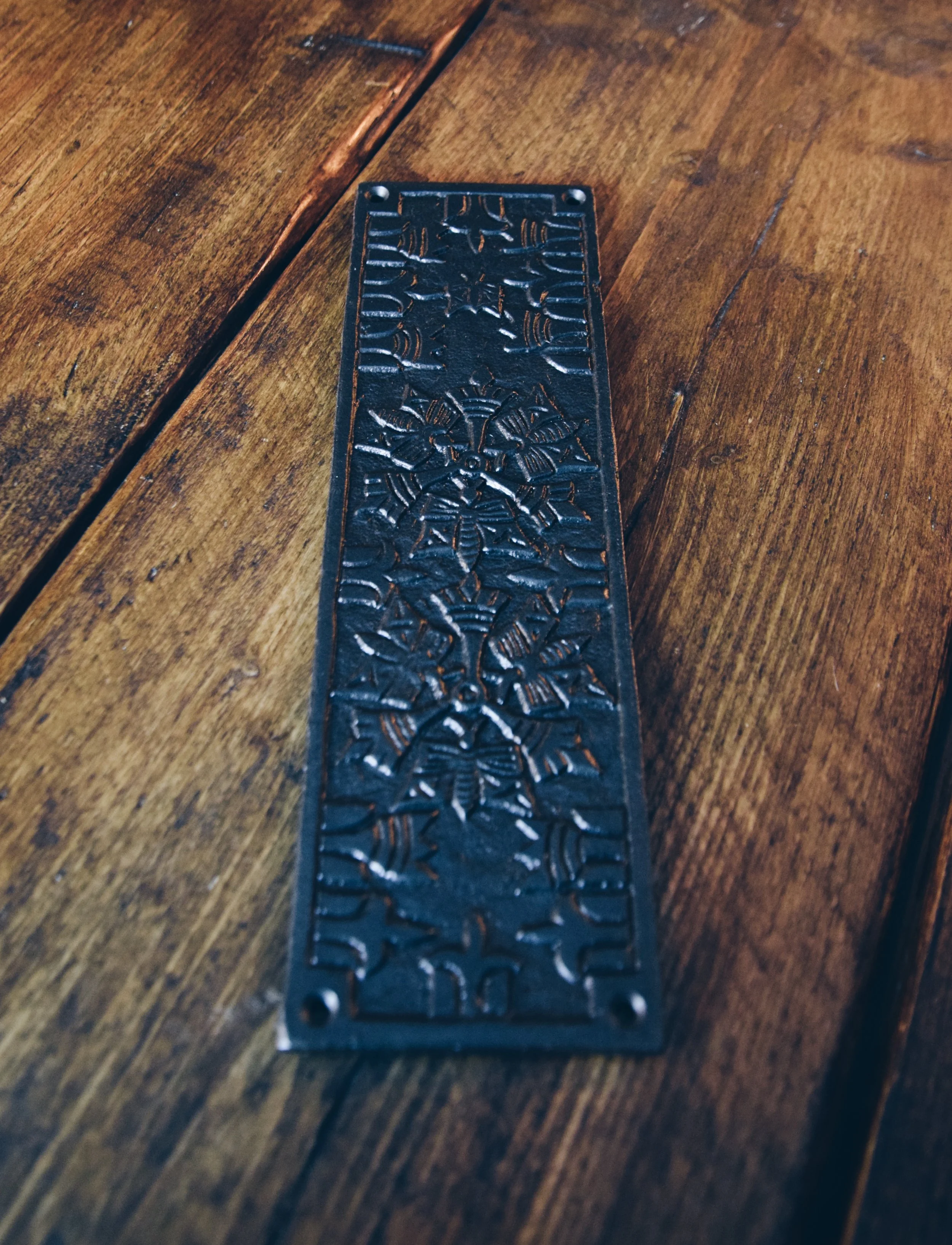 Push Plate Aztec Design