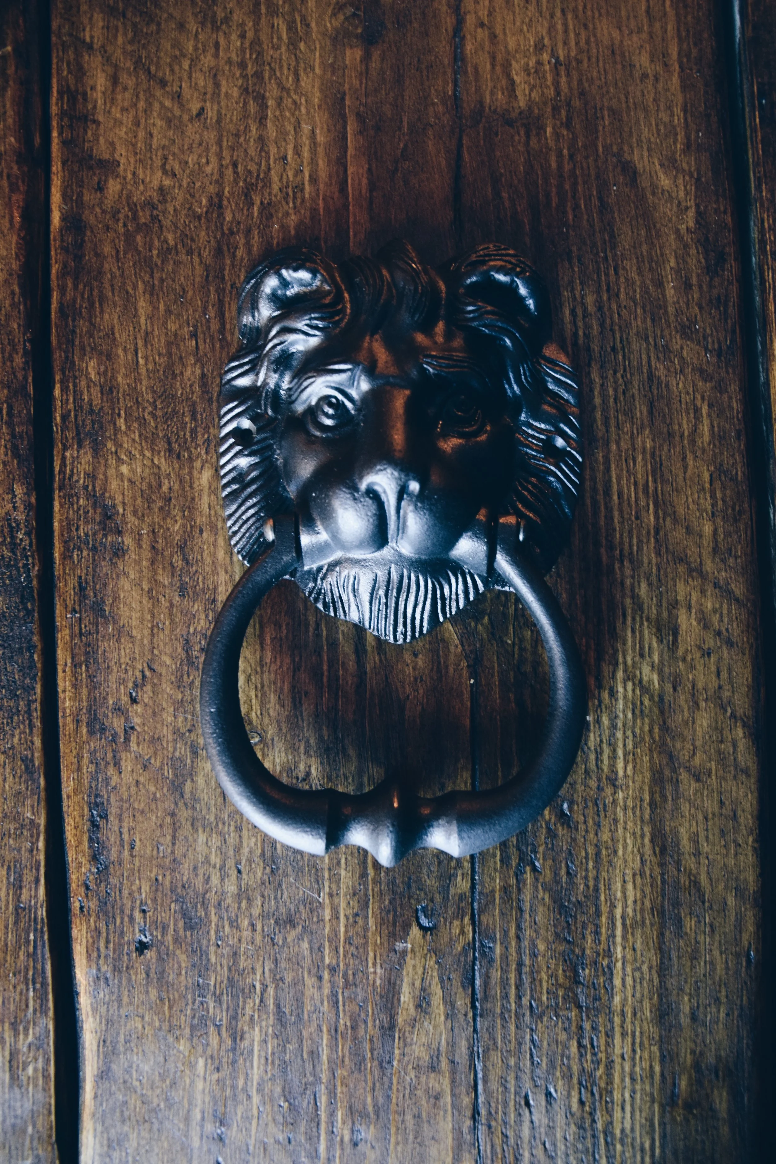 Heavy Lion Head Door Knocker