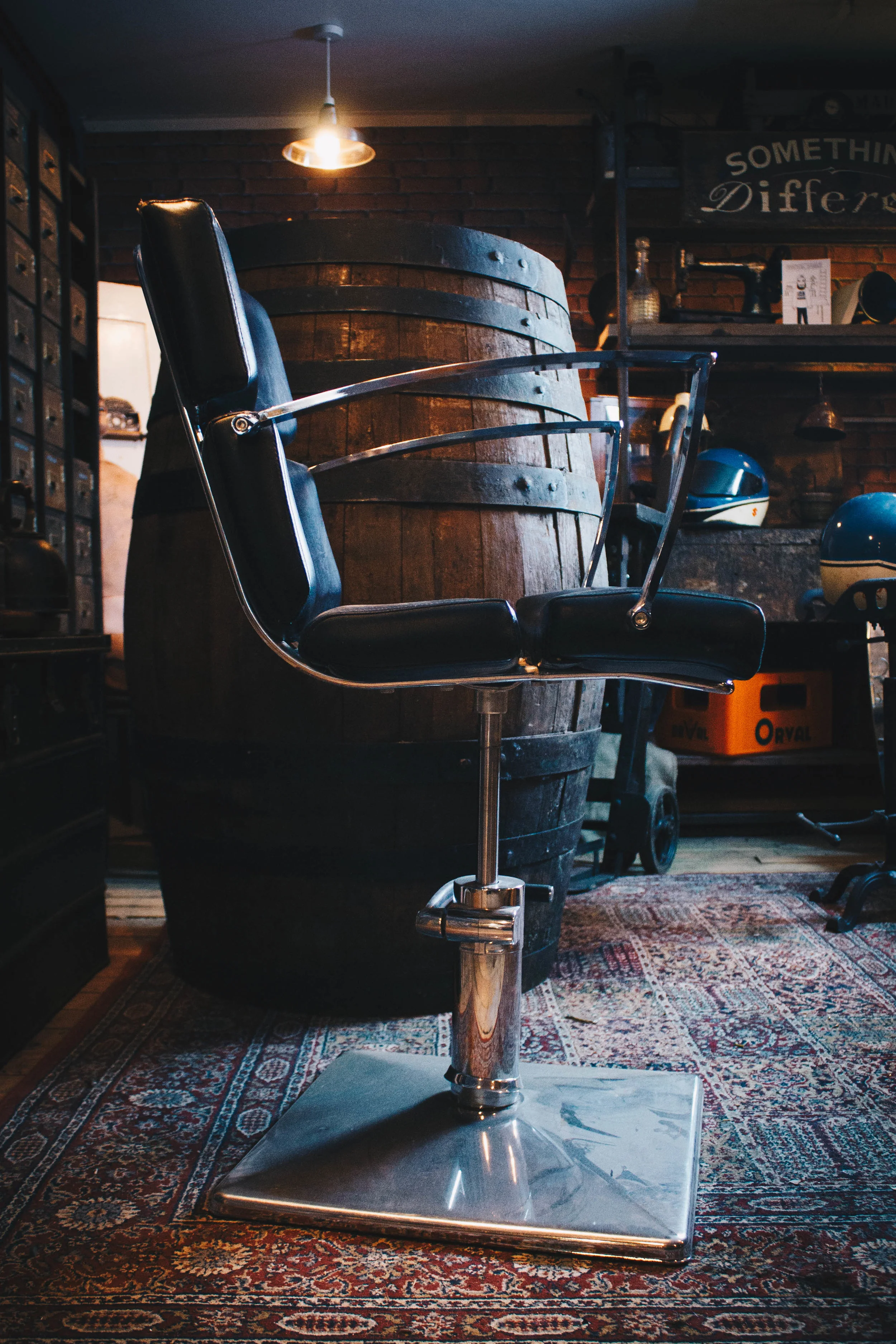 Vintage 1970's Hairdressers Chair