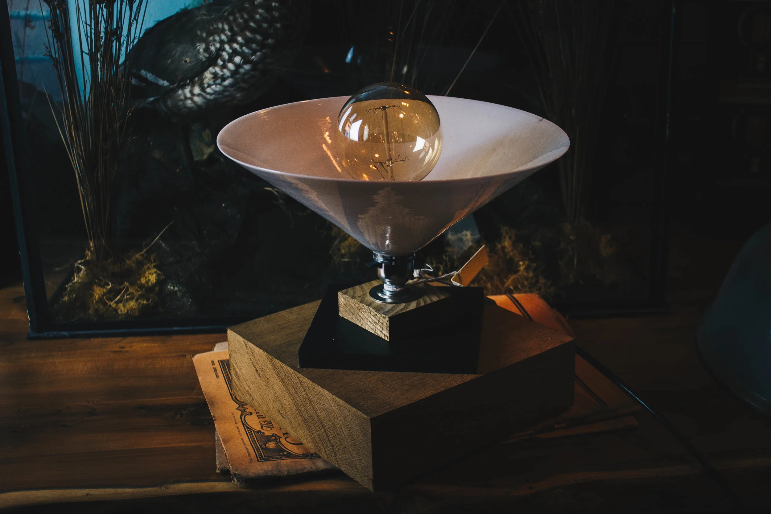 Deco Style Uplight with Original Tilly Lamp Shade