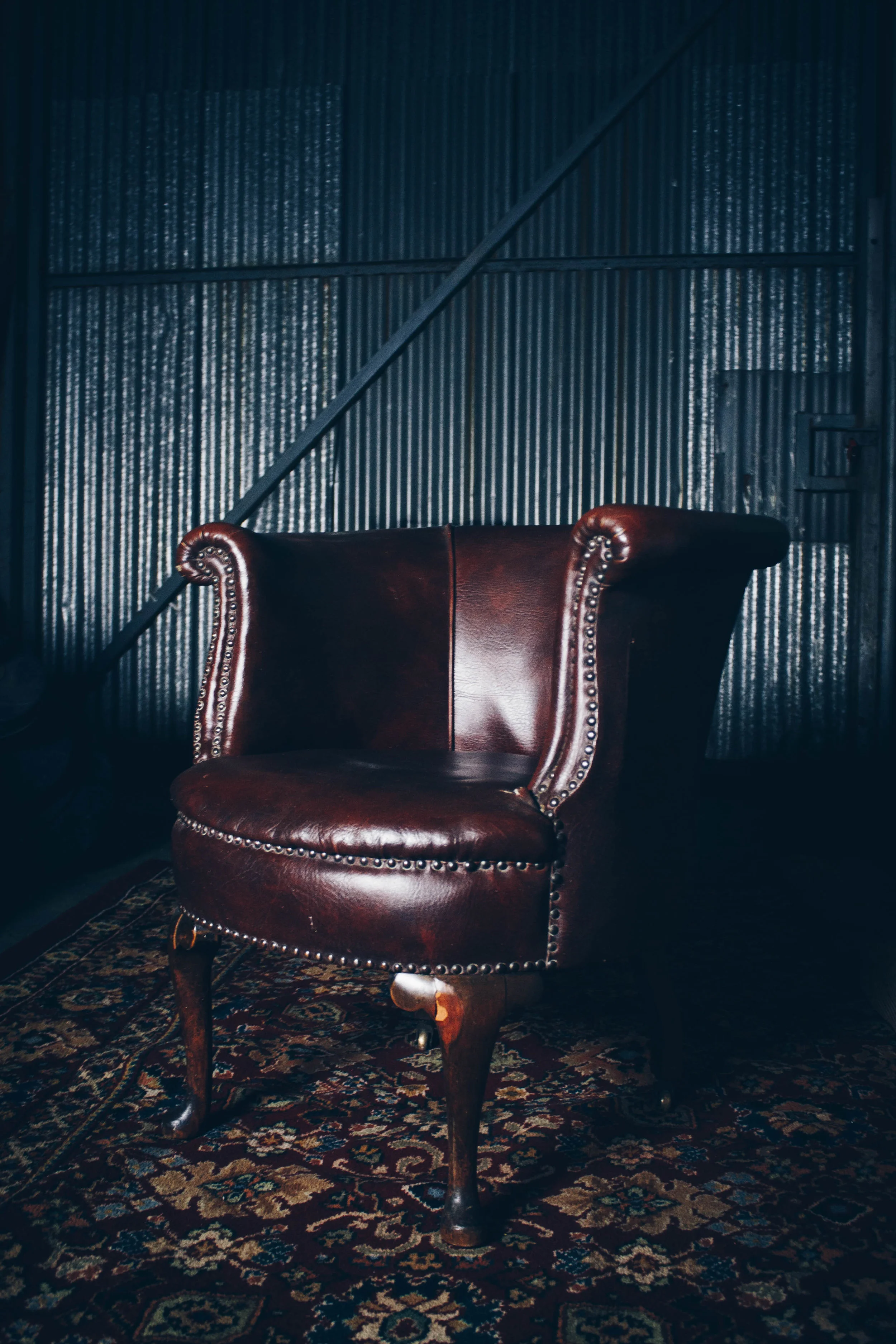 Edwardian Tub Chair on Castors