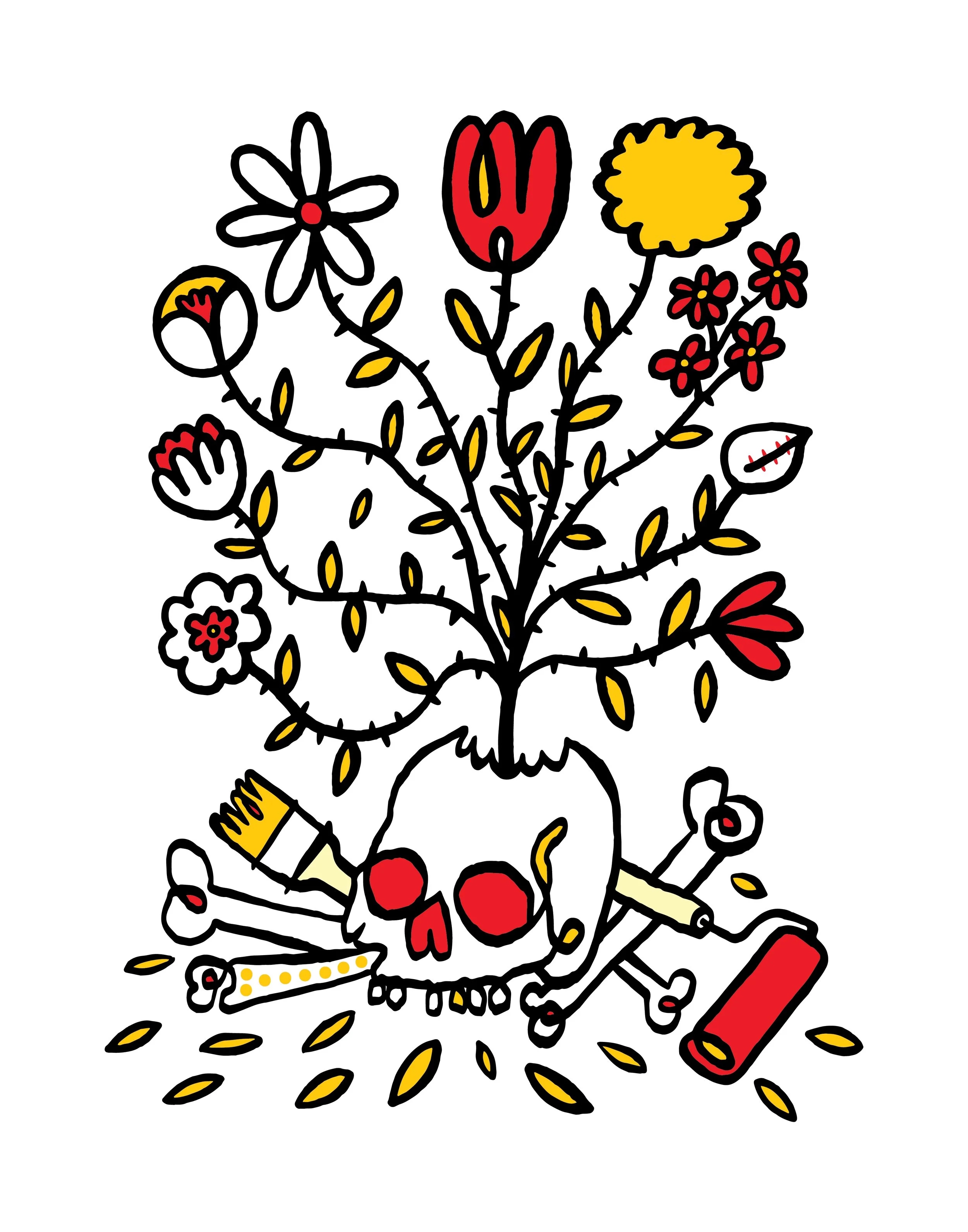 FERRO_PRINT_L5PDiner_01_Skull-Flowers_JPEG_11x14.jpg