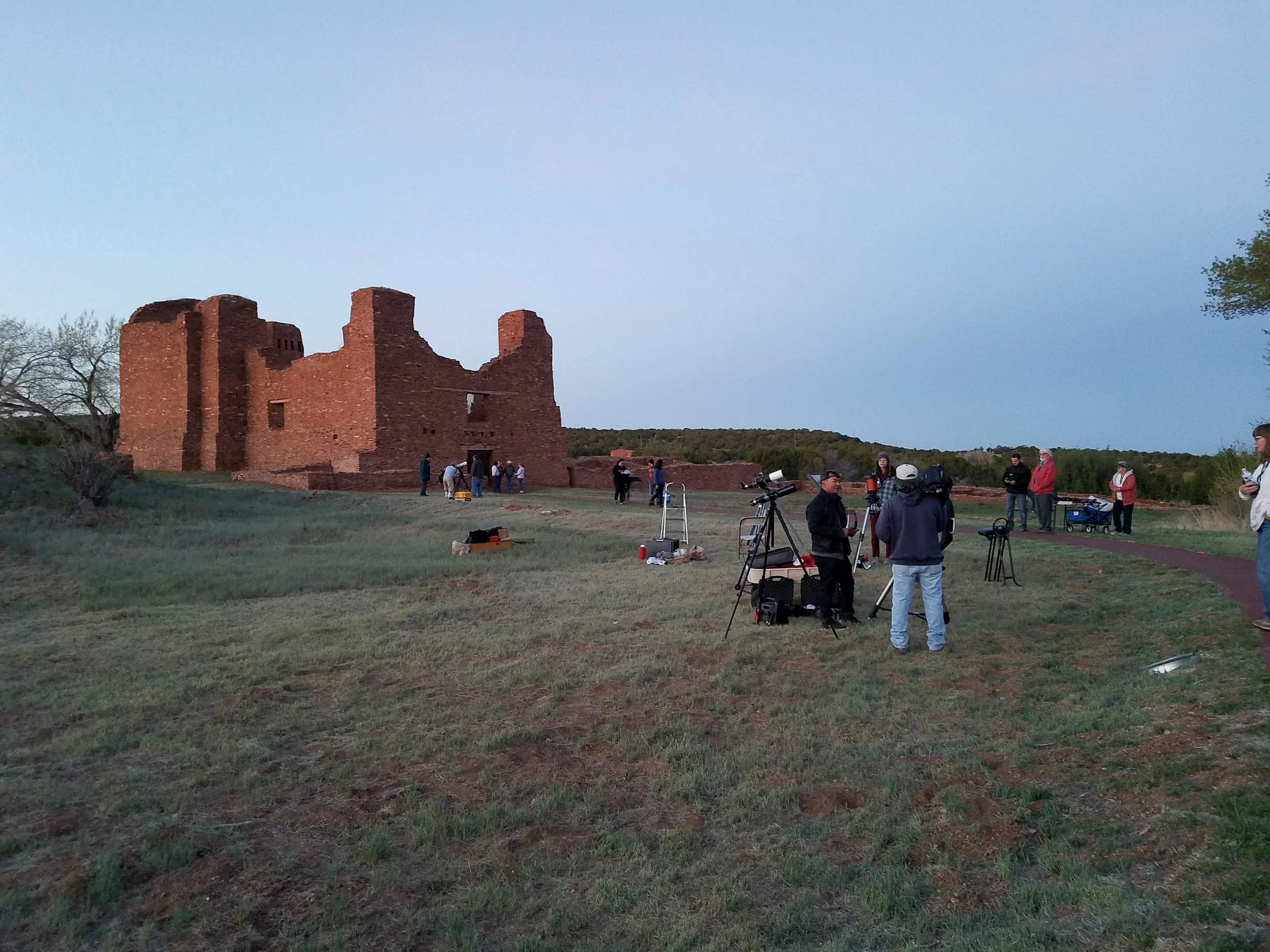 Quarai ruins at the Salinas Pueblos National Monument