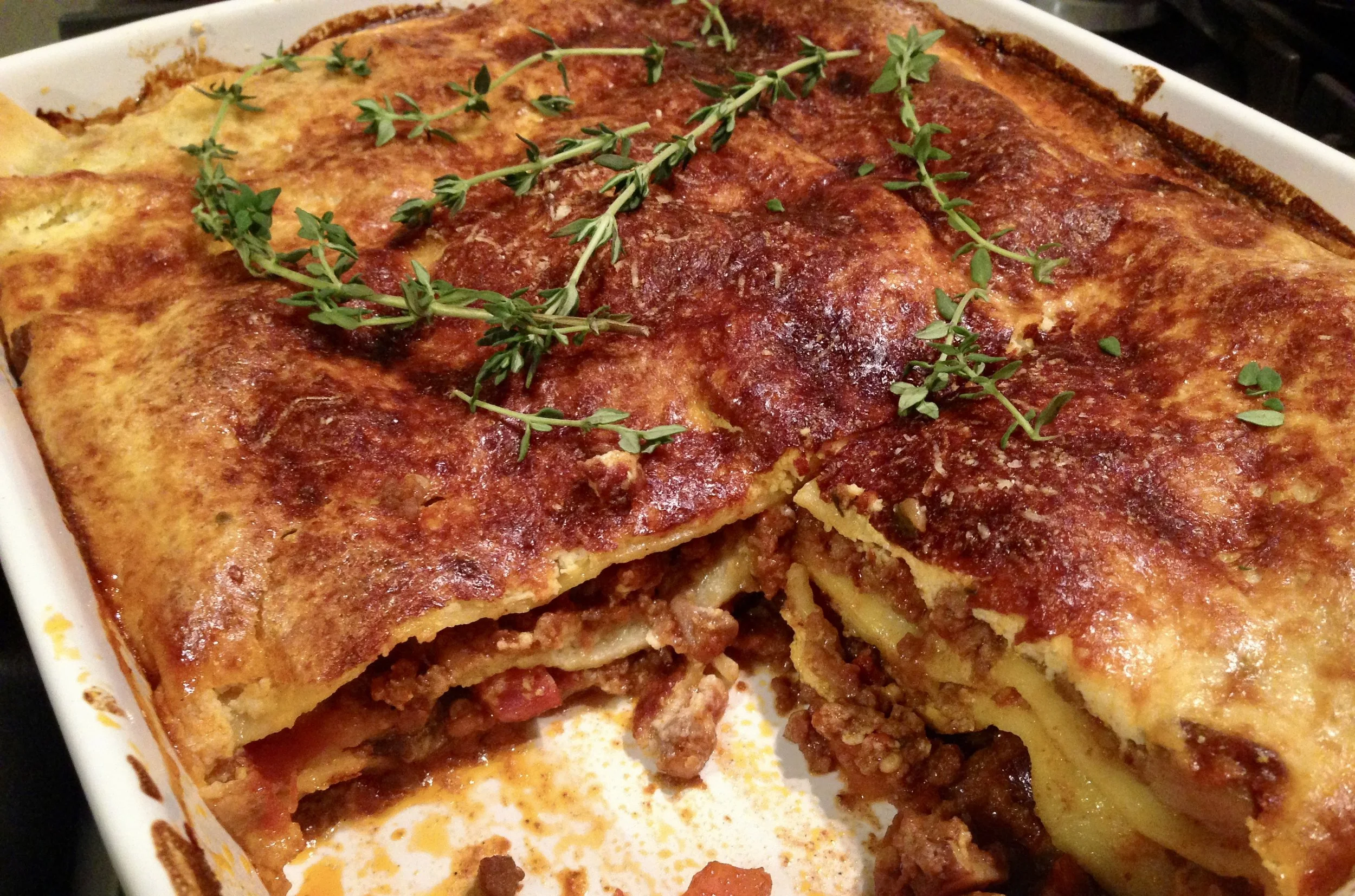 Lamb, Ricotta and Nettle Lasagne 