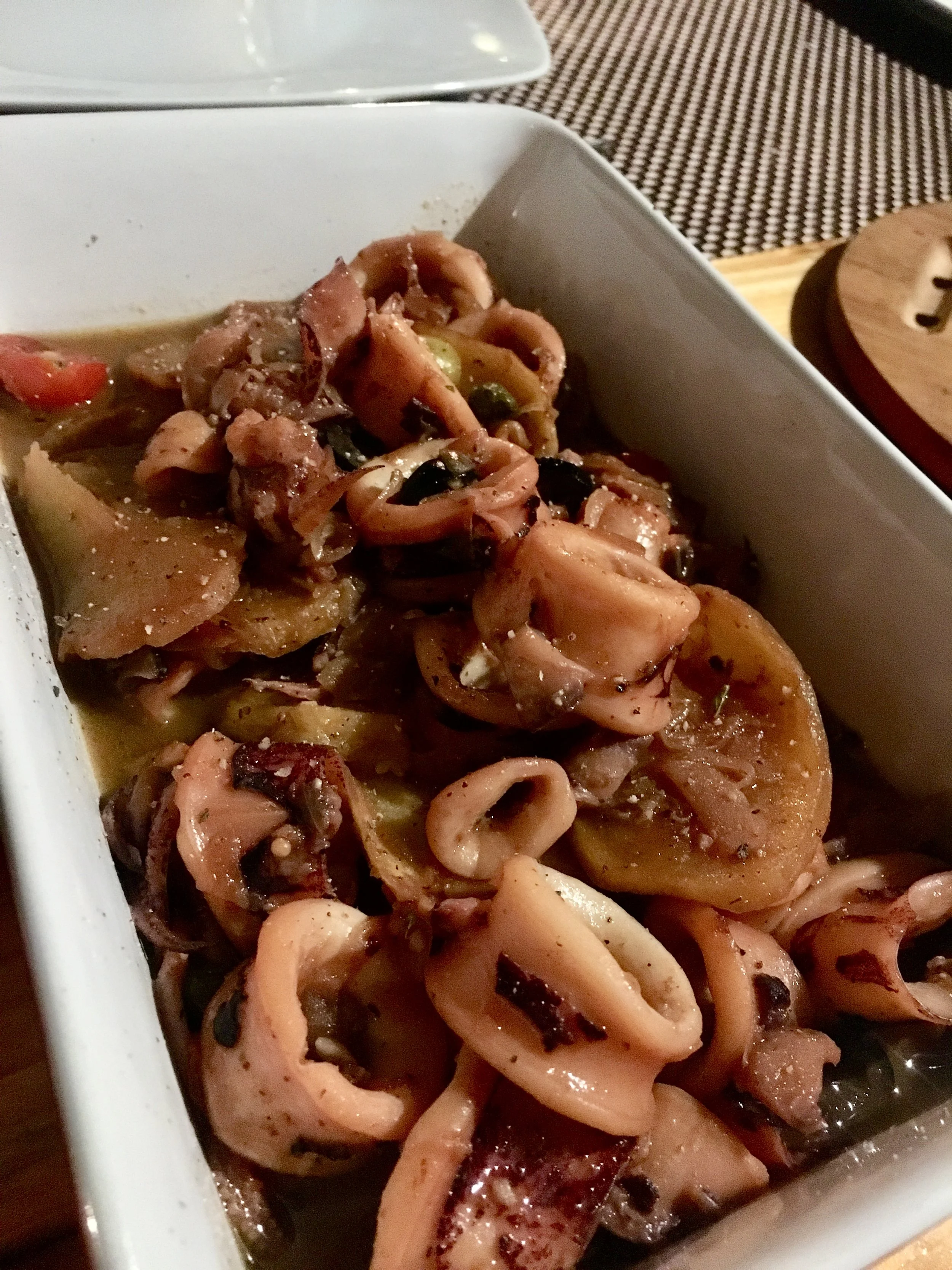 Squid with a Lid at Konoba Luviji