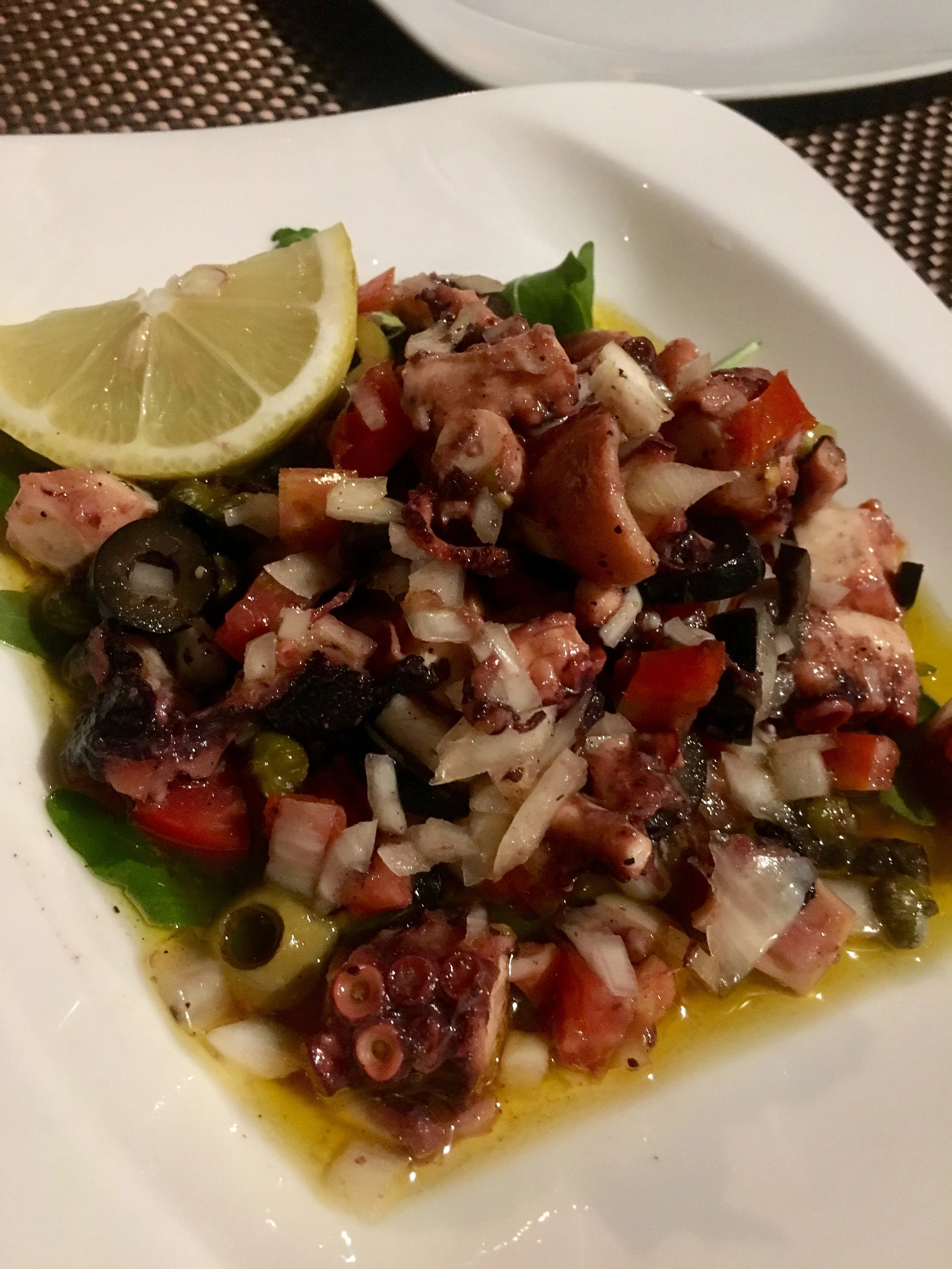 Octopus Salad at Konoba Luviji
