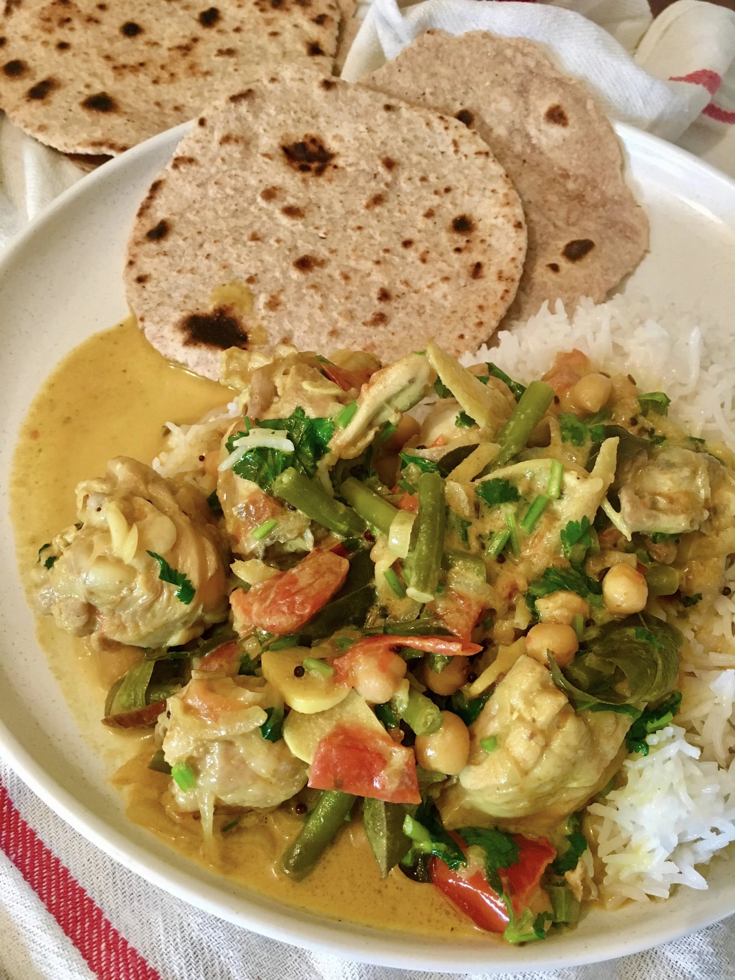 Keralan Chicken &amp; Chickpea Curry