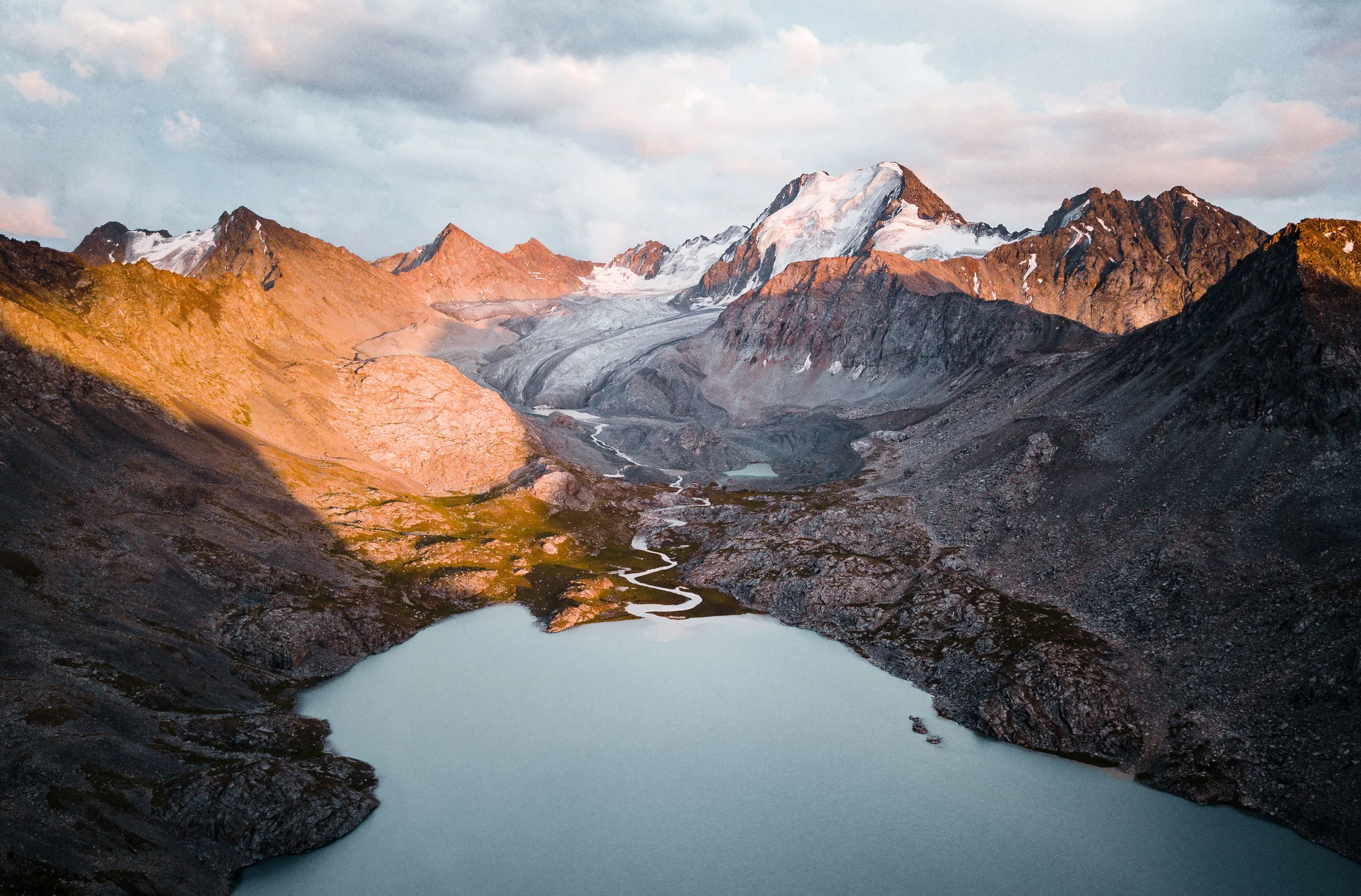 Ala-kul lake, Kyrgyzstan.
