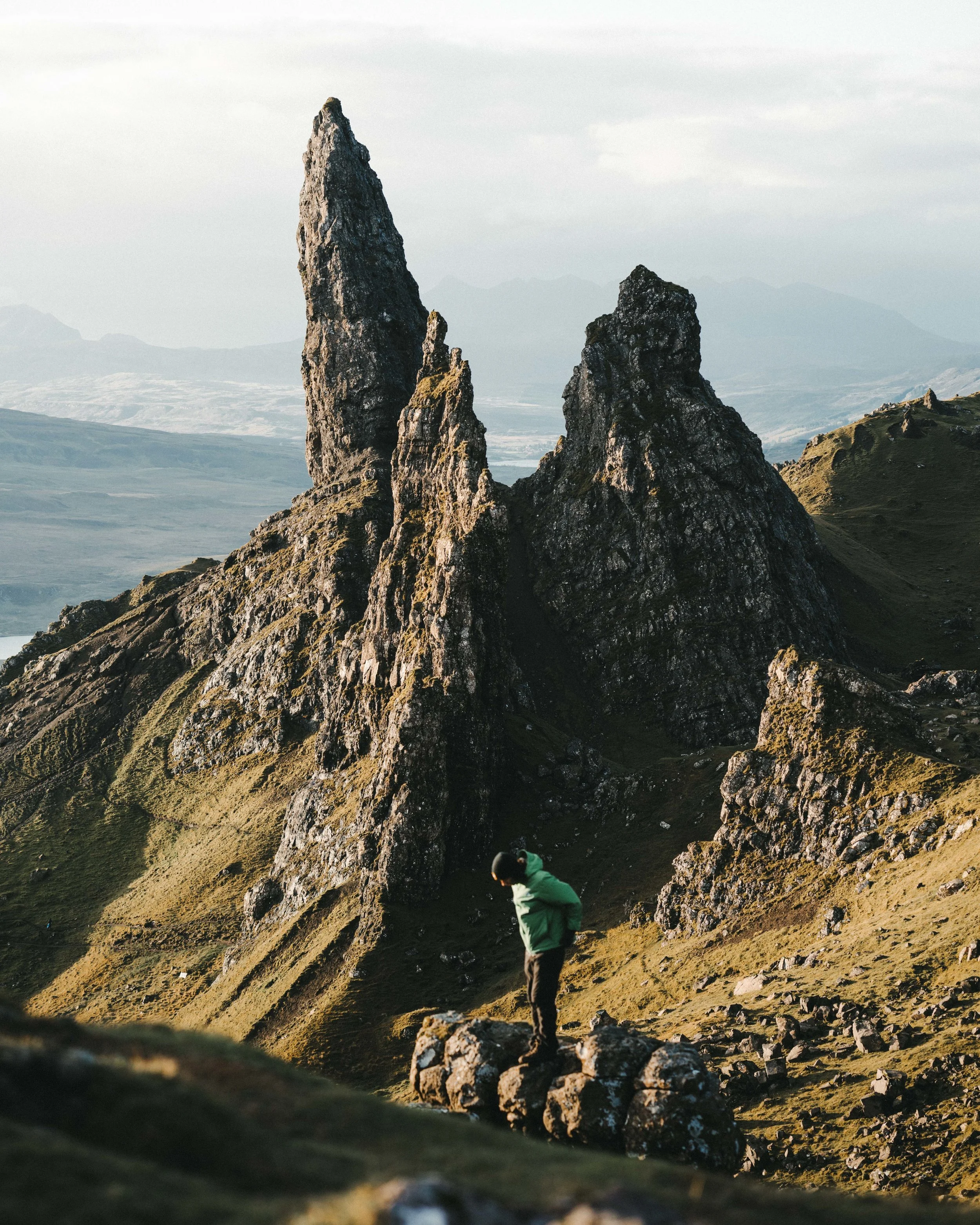 On the adventure, Old Man of Storr. Photo Jack Harding