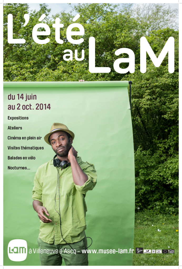  LAM, Villeneuve D'Ascq, 2014 Campagne pour le musée d'art contemporain. 