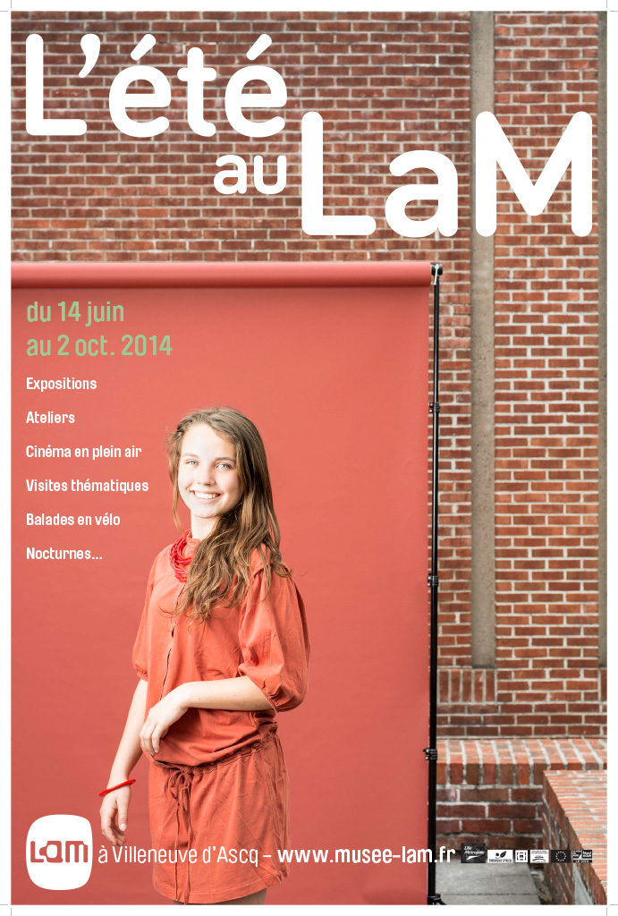  LAM, Villeneuve D'Ascq, 2014 Campagne pour le musée d'art contemporain. 