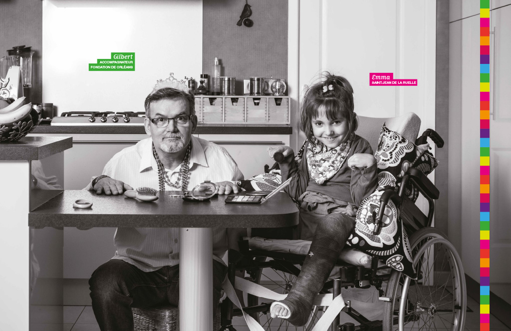  Leroy-Merlin, 2014 Campagne pour la Fondation Leroy-Merlin contre l'handicap. 