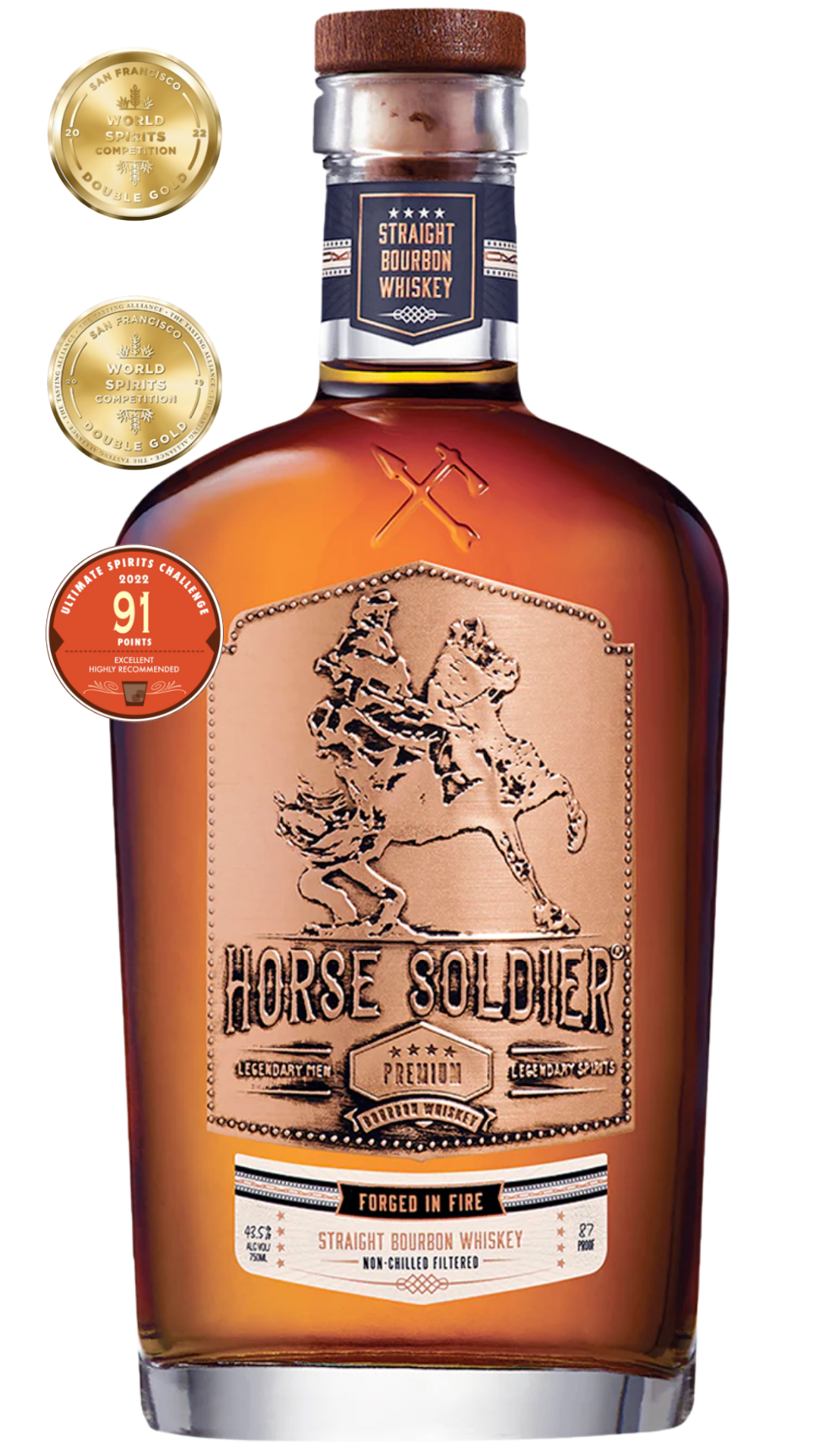Horse Soldier Straight Bourbon Whiskey bottle