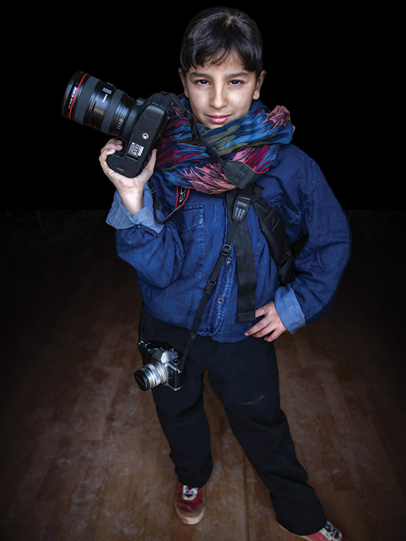 Muntaha, aged 12. Vision: future photographer. 