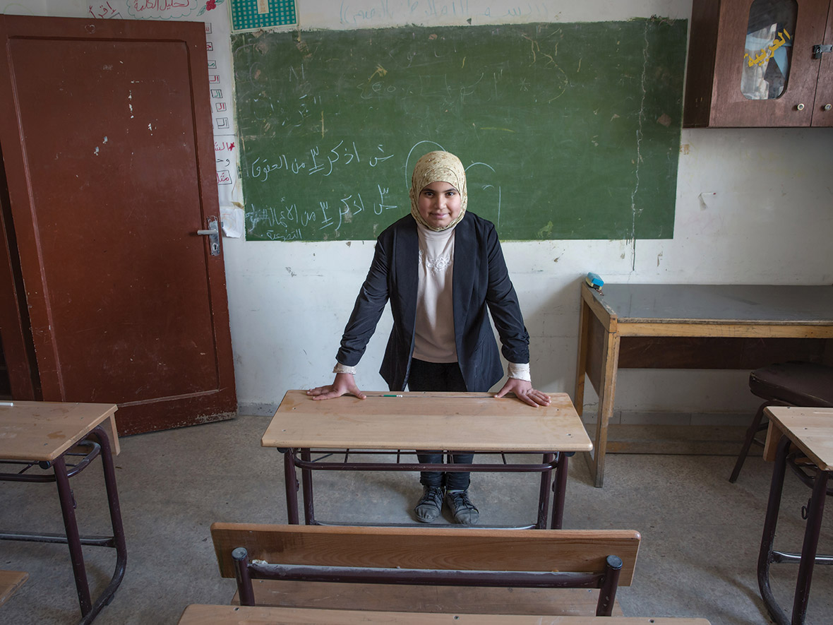 Fatima, aged 12. Vision: future teacher.
