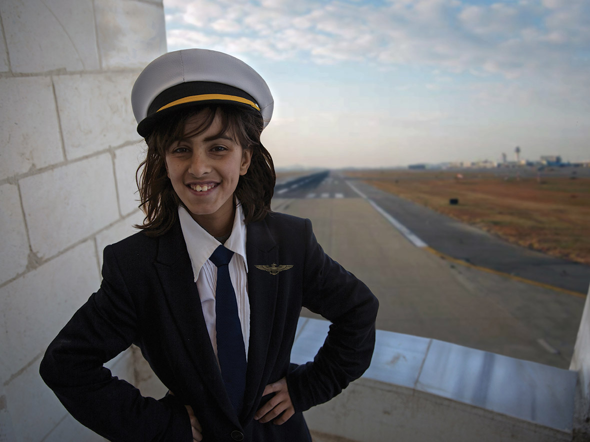 Amani, aged 10. Vision: future pilot.