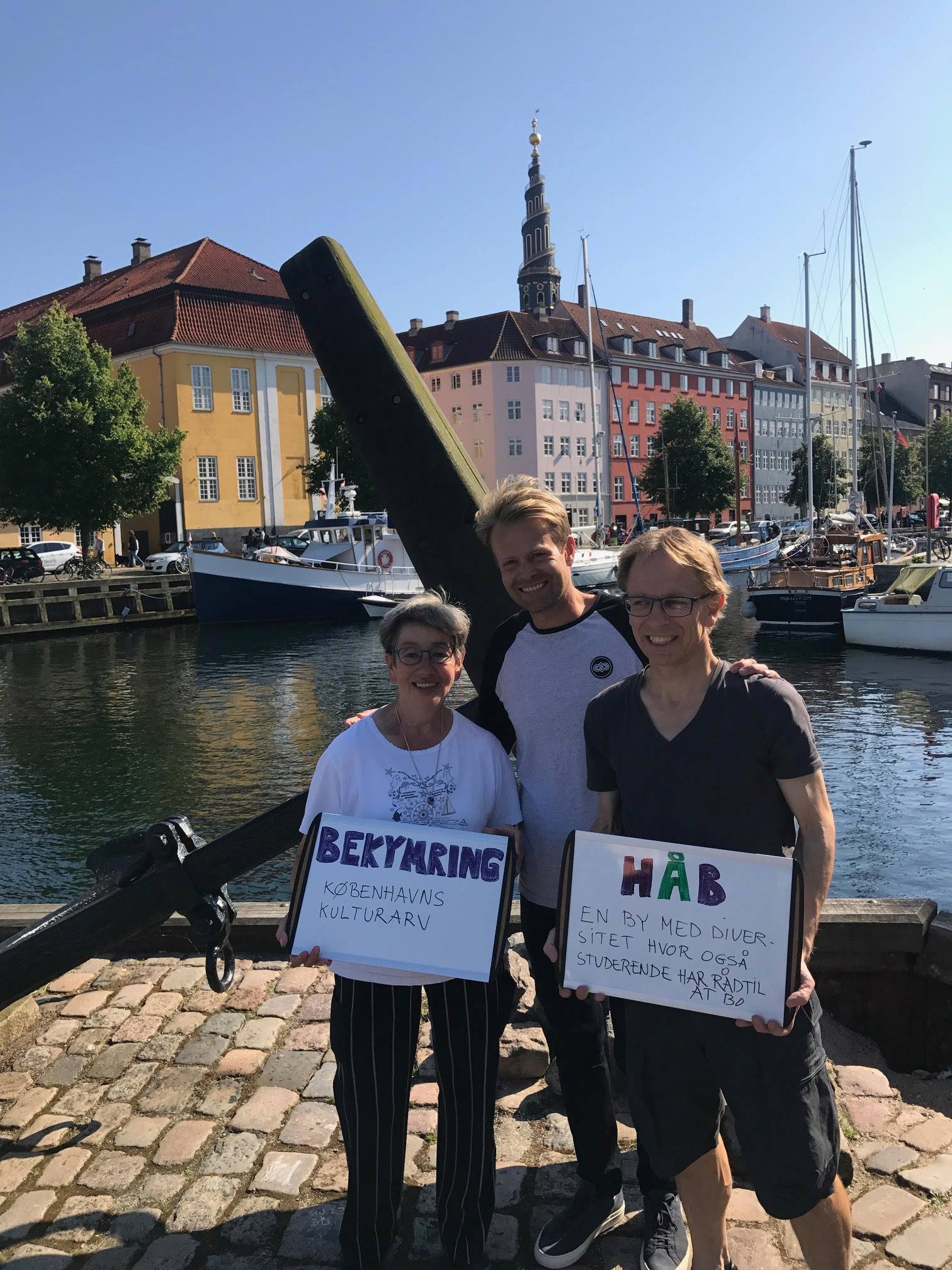 Worry: Protecting Copenhagen's cultural heritage Hope: A city with diversity where student also can afford to live