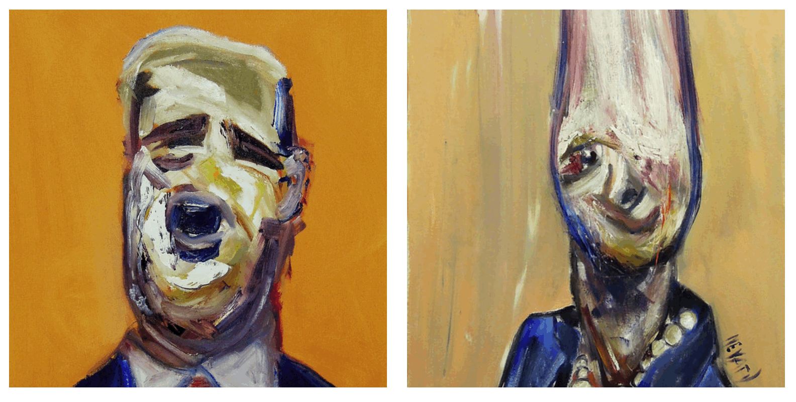 Some of Dave Nevard 's portraits of politicians