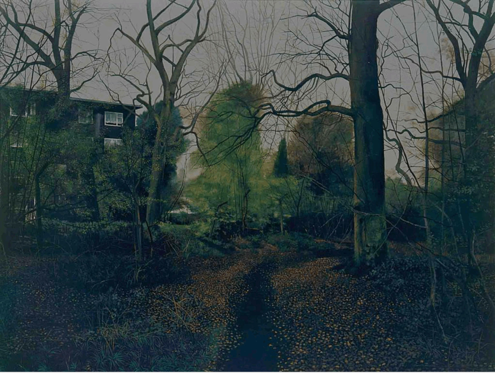 George Shaw, Scenes from the Passion: The Path to Pepys Corner, 2001,