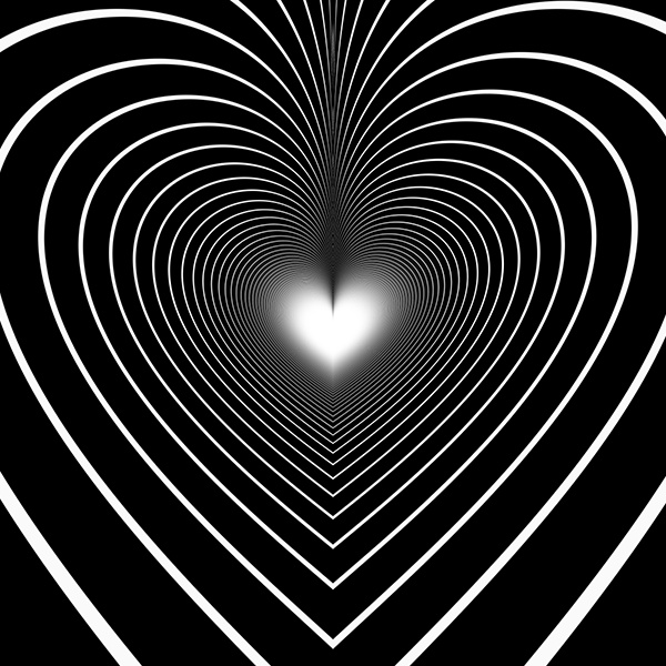 BLACK AND WHITE LOVE GIF BY XPONENTIALDESIGN