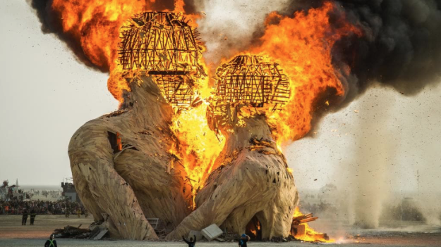 Images below from Burning Man Festival, Nevada Desert