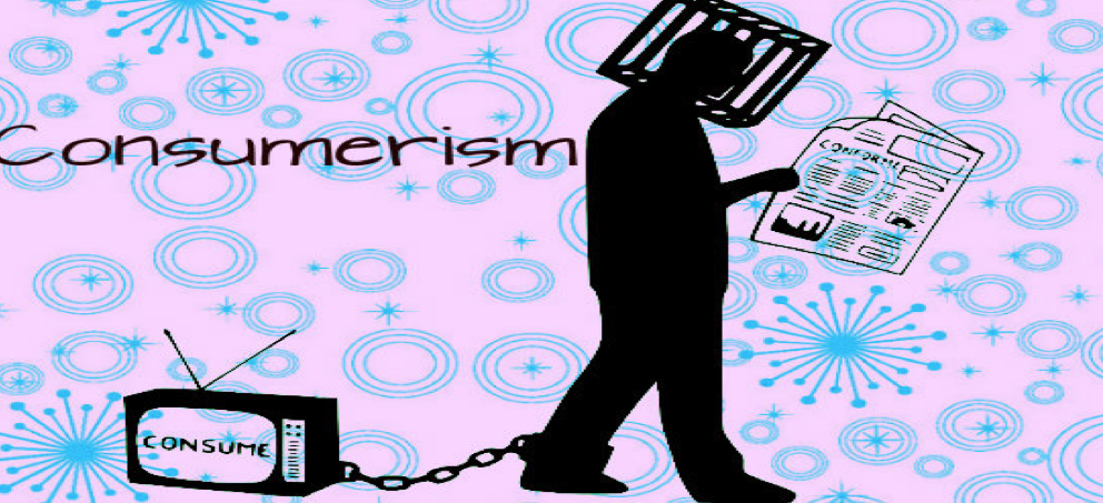 Advertising imagery addicts us to consumerism through superficial meeting of emotional needs.