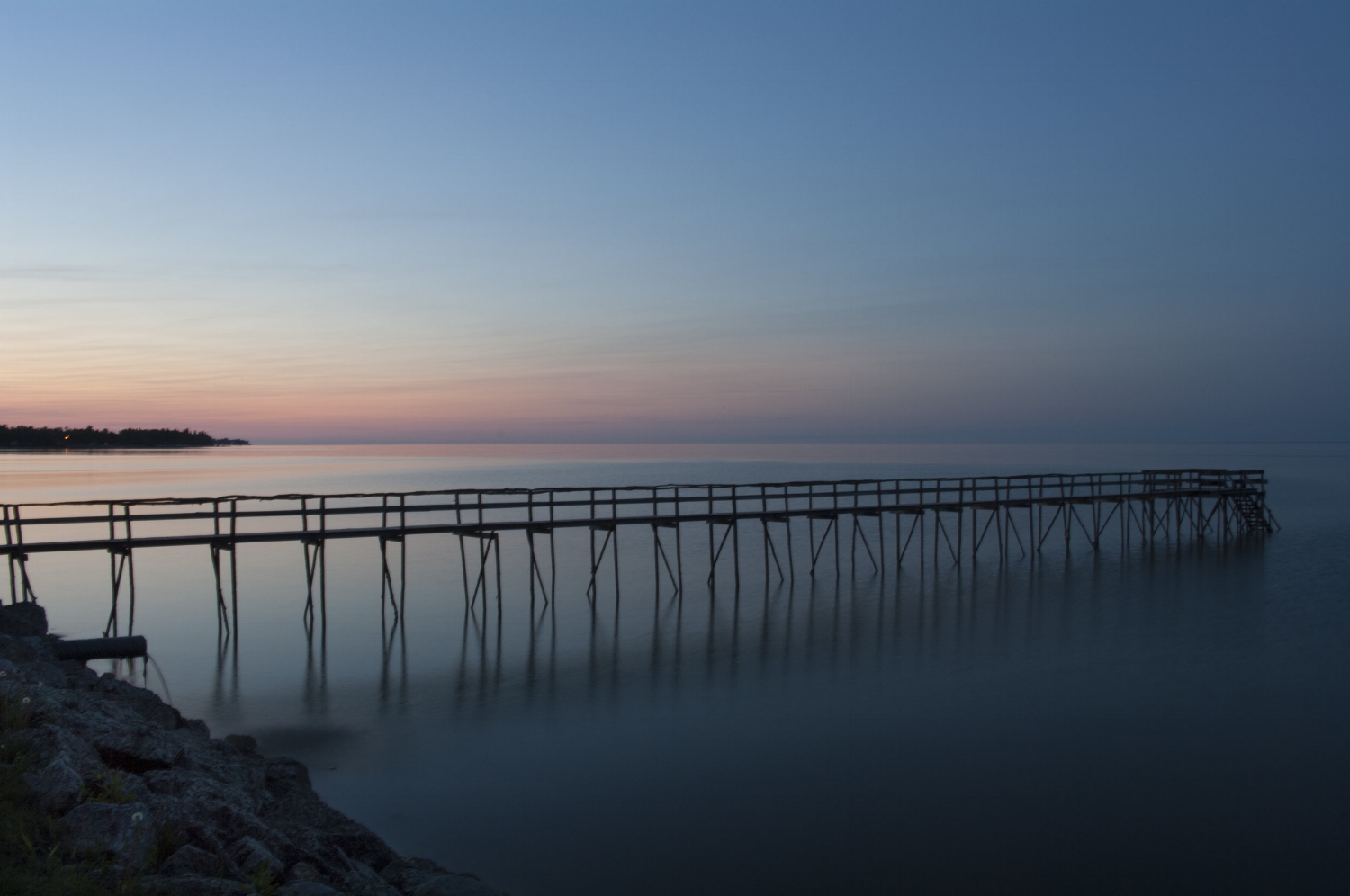 Pier at Dusk, Matlock MB.