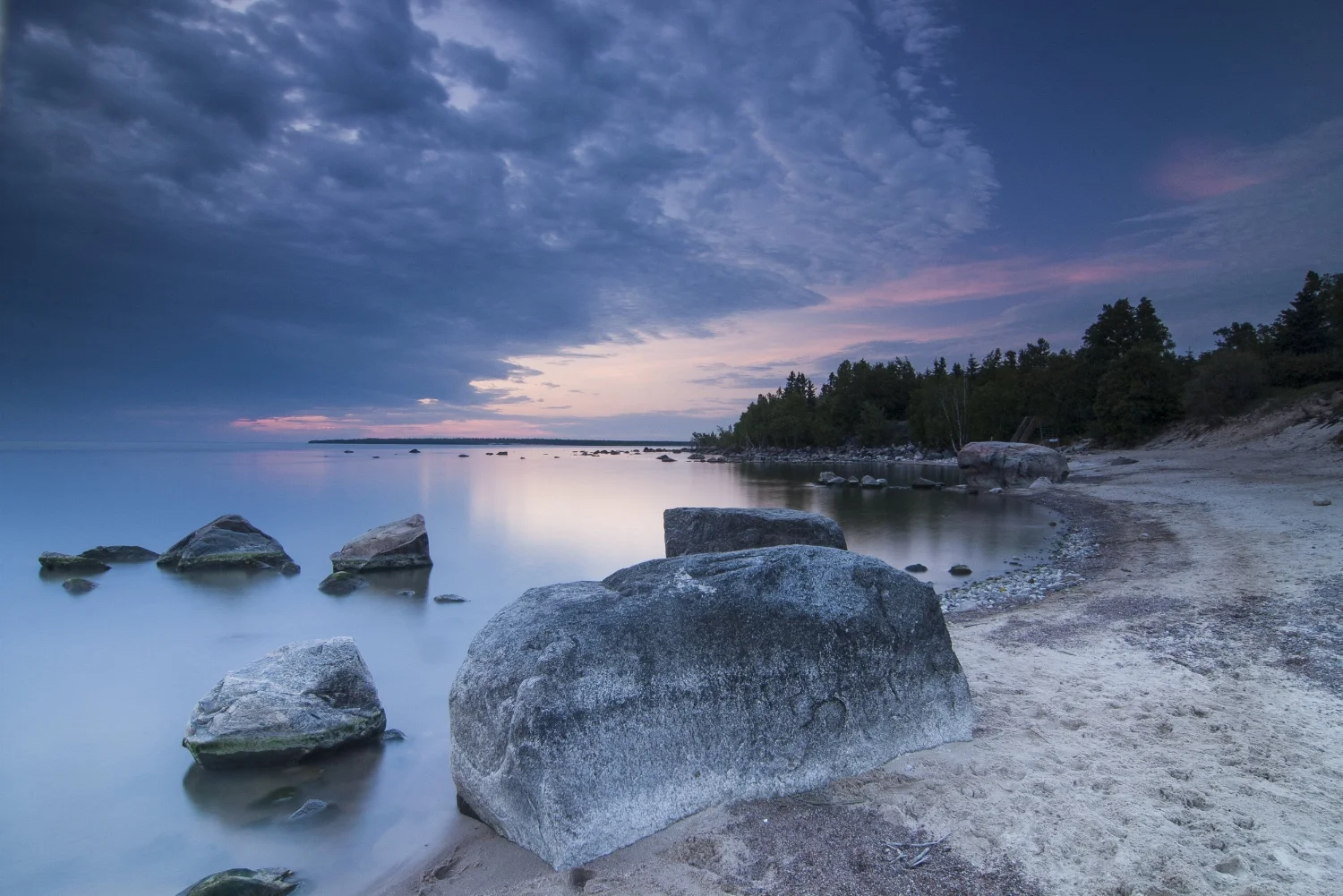 The Blue Hour at Victoria Beach