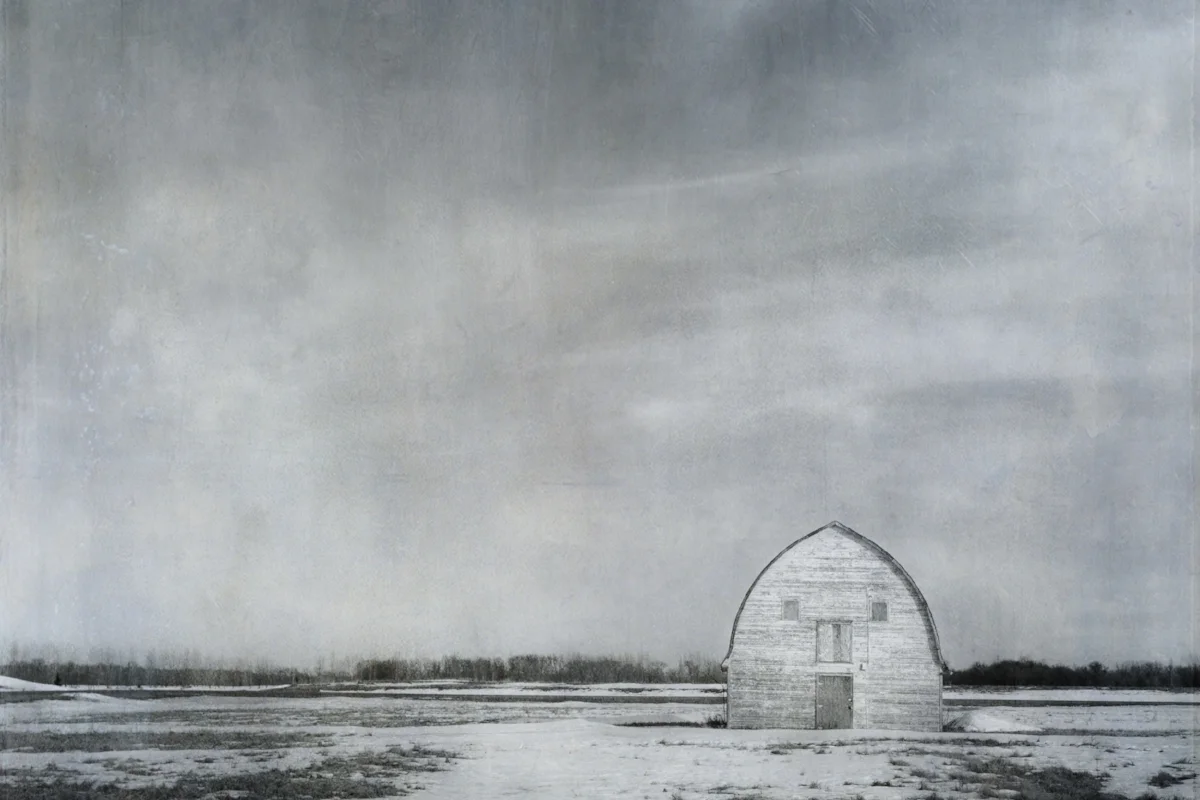 A Barn's Face,Textured