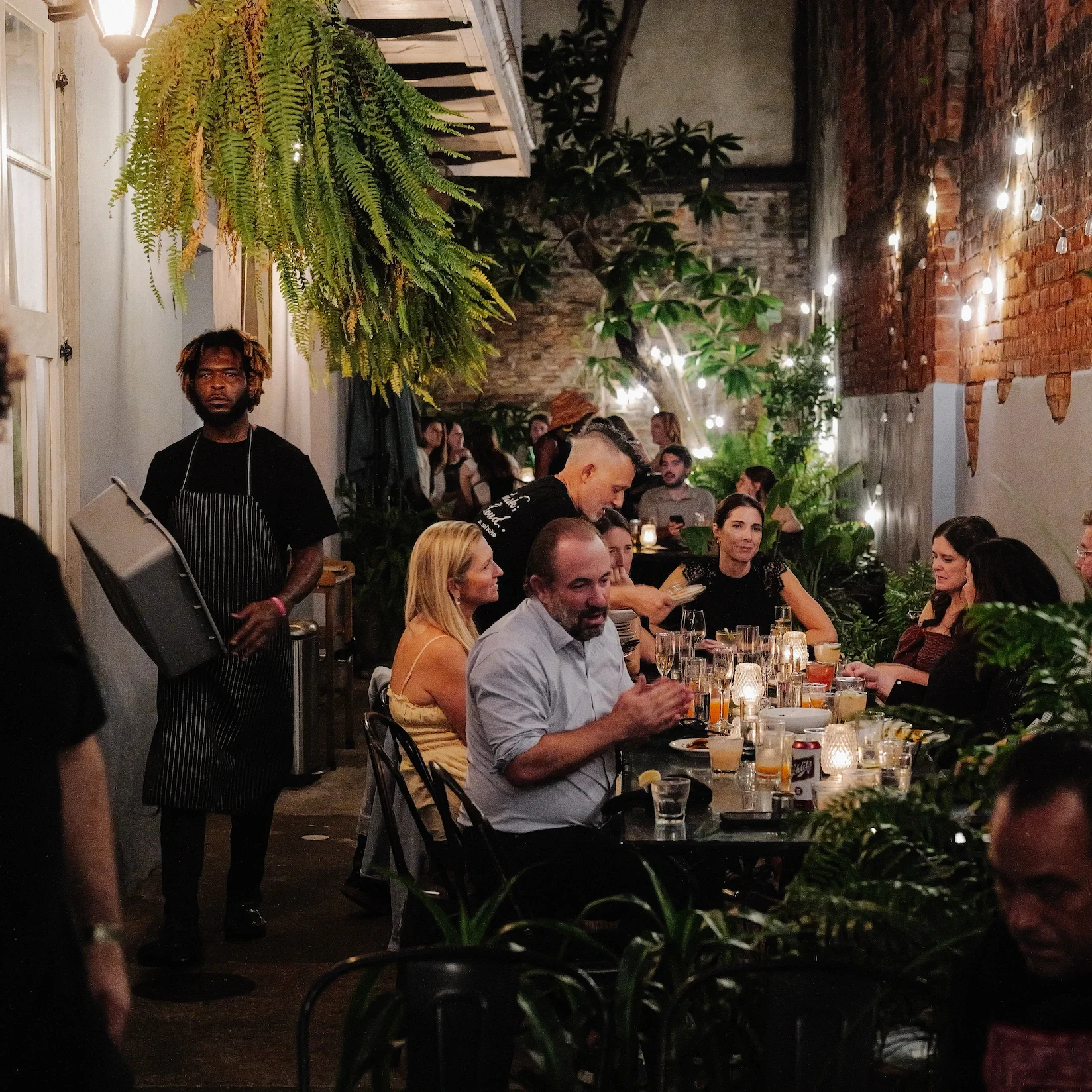 Sylvain New Orleans Louisiana French Quarter courtyard outdoor dining garden patio