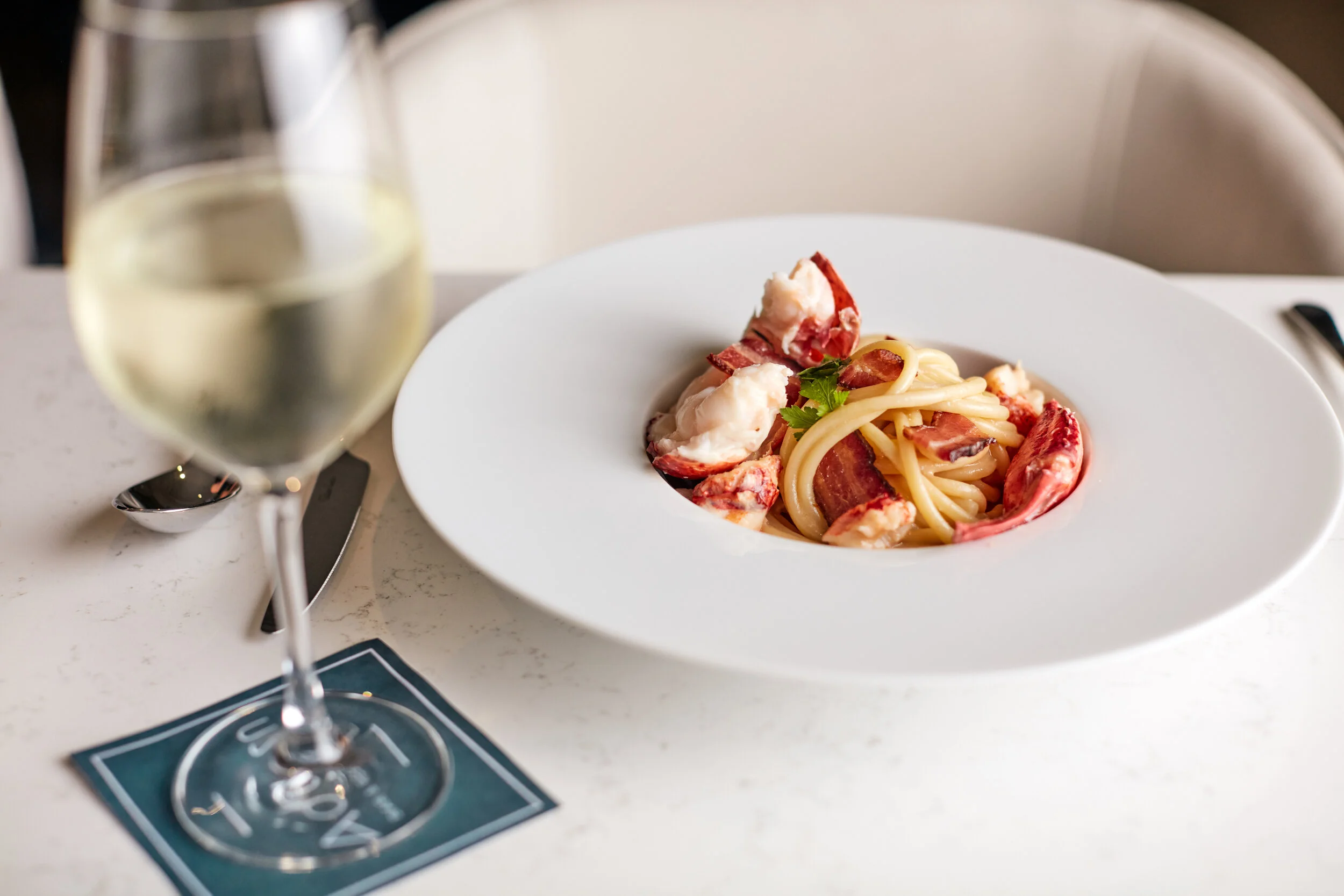 Adorn Bar &amp; Restaurant at the Four Seasons Hotel Chicago/Credit: Haas and Haas