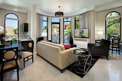 The Inn on Fifth Naples — presidential suite living room